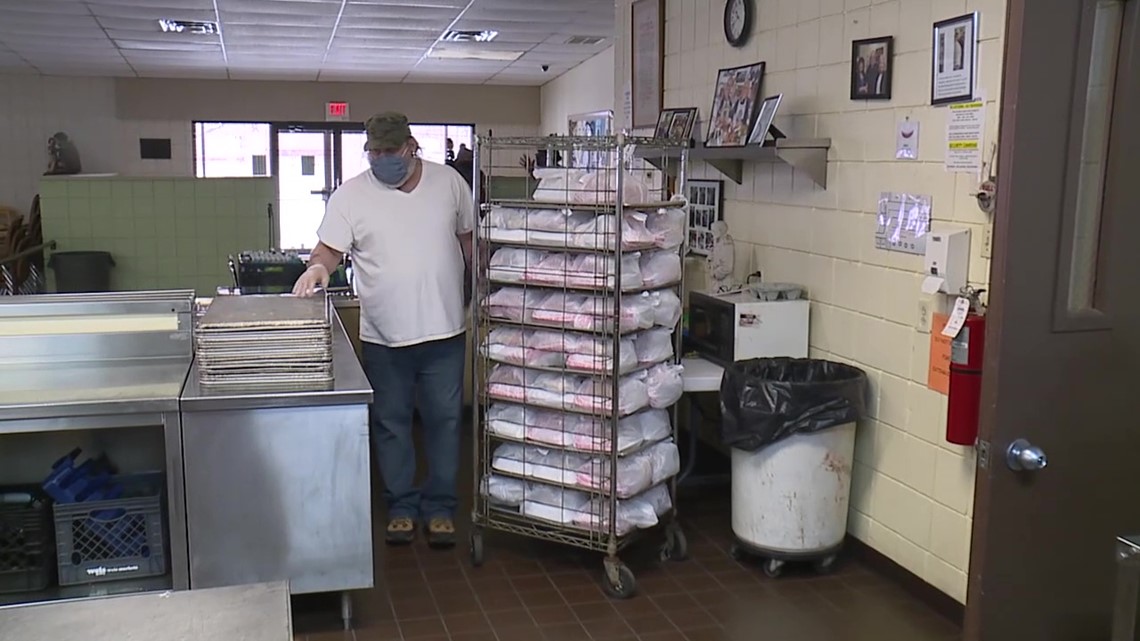 Veterans help soup kitchen open despite the snow