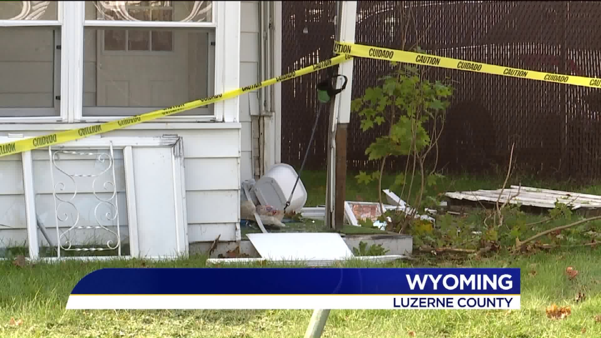 Man Driving in Reverse Crashes into Porch in Luzerne County
