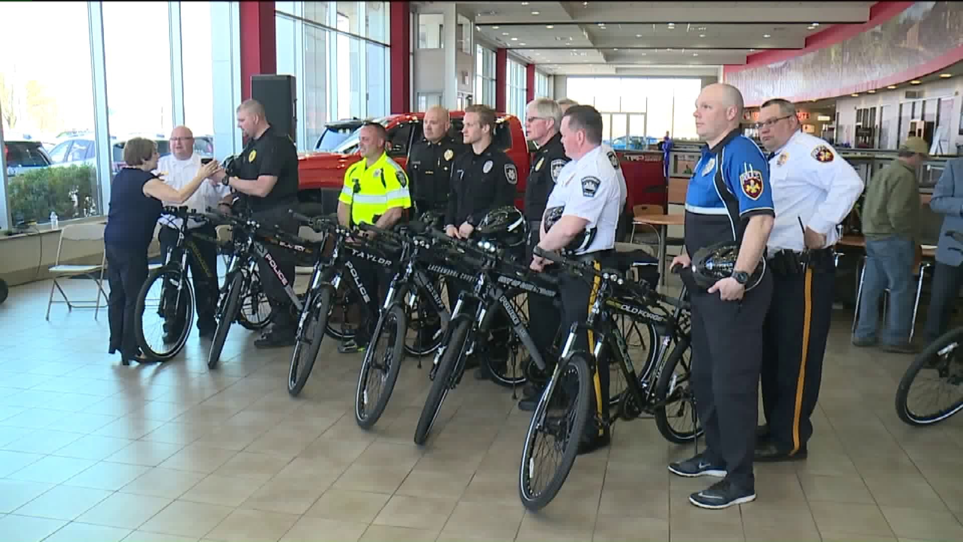 Patrol Bikes Donated To Six Police Departments