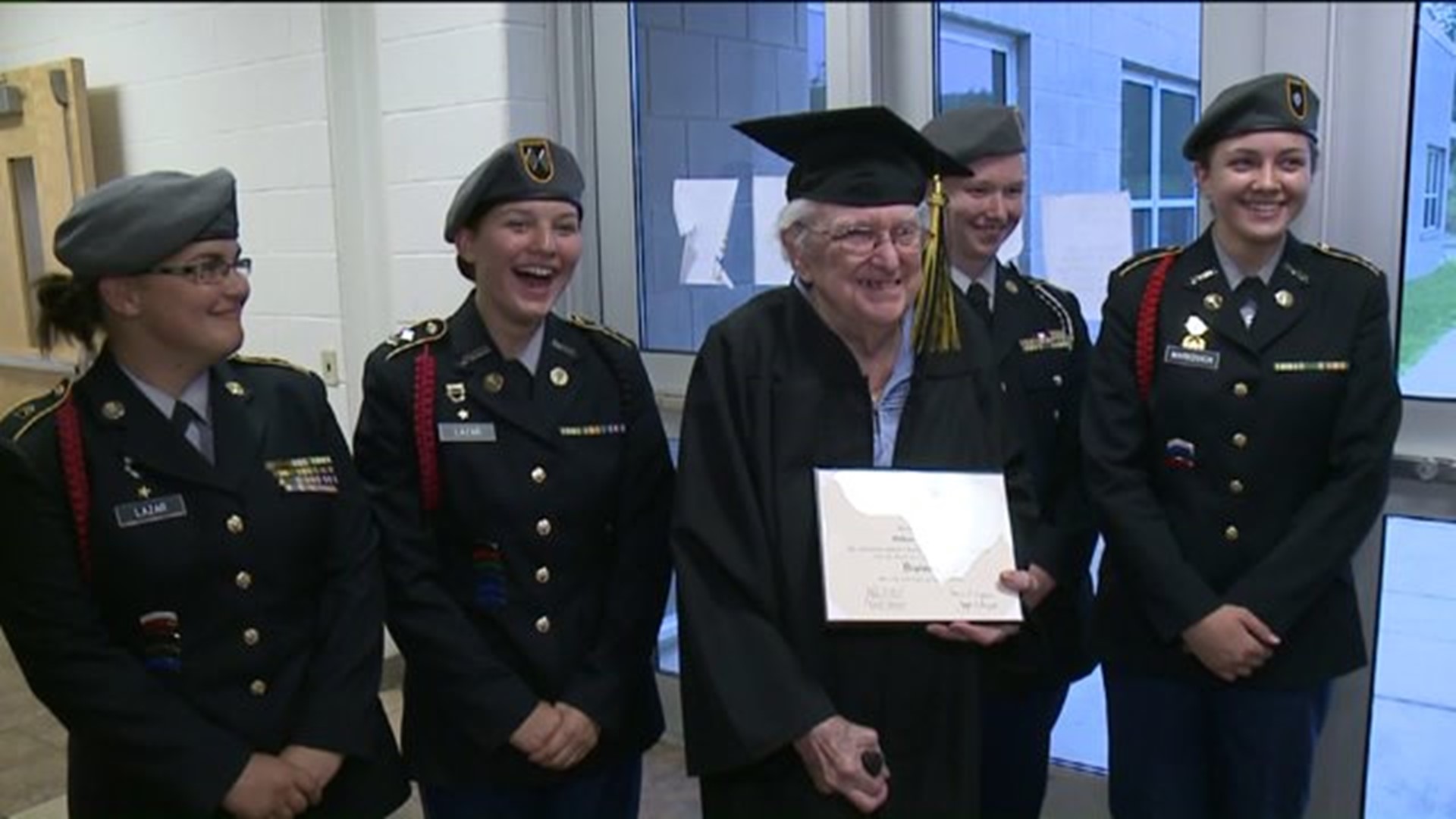 WWII Veteran Finally Receives High School Diploma