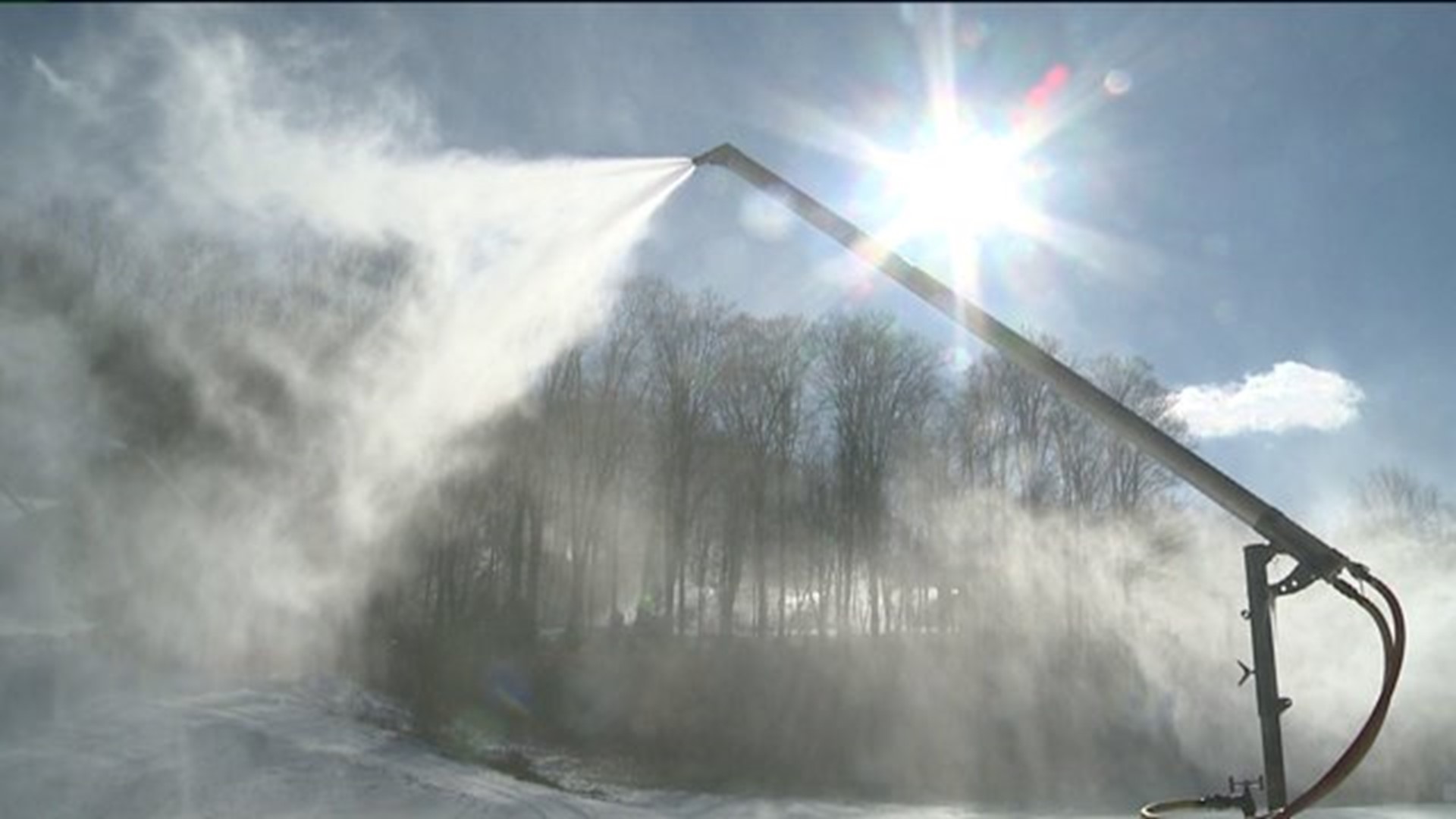 Perfect Conditions For Snow Making On The Slopes