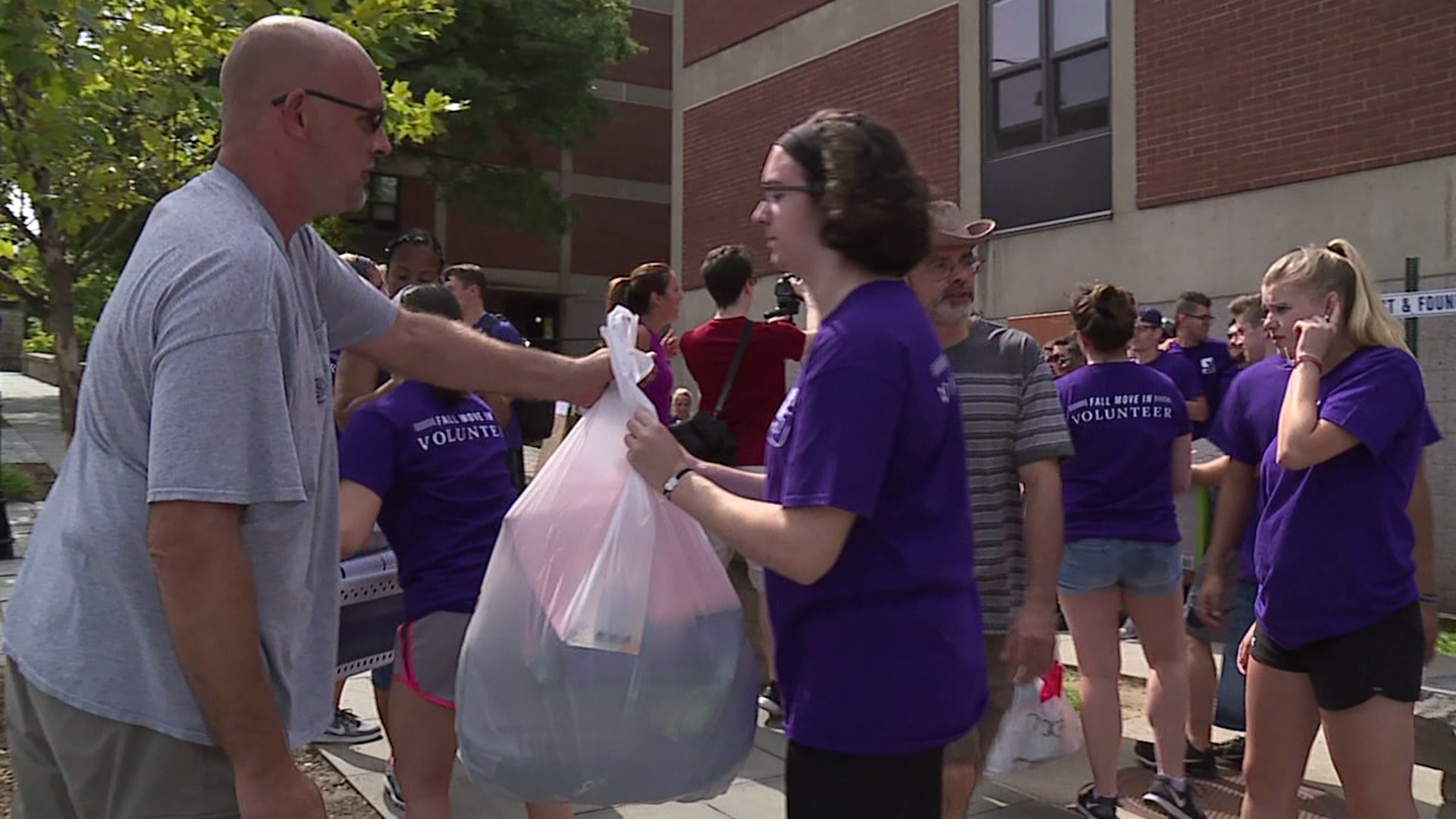 Move-in Day at the University of Scranton