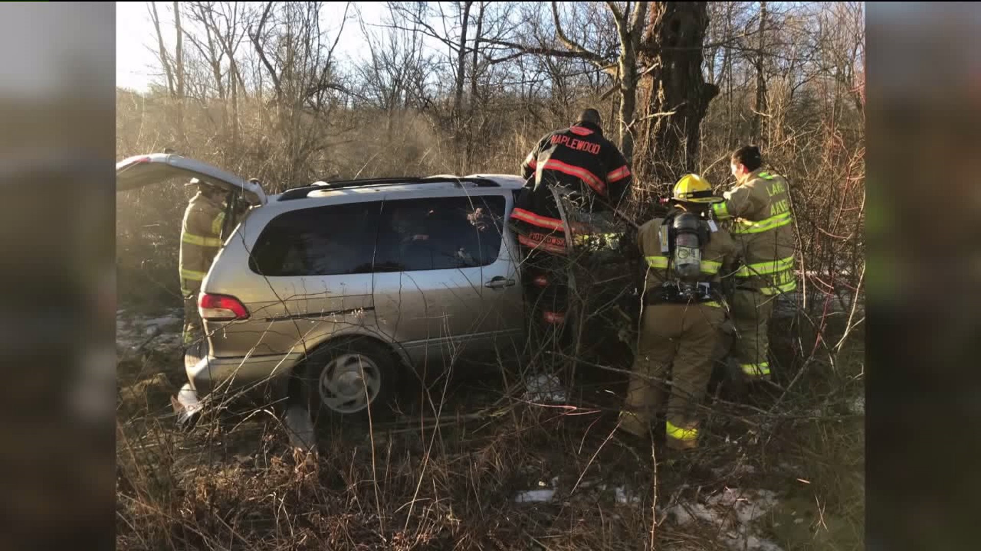 Driver Flown to Hospital After Crash in Wayne County