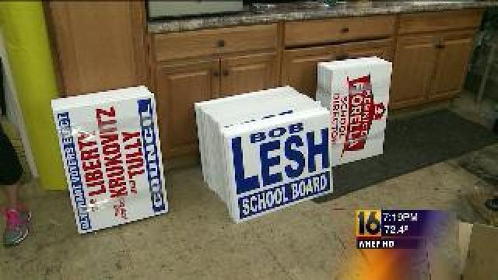 Political Signs Making a Big Statement