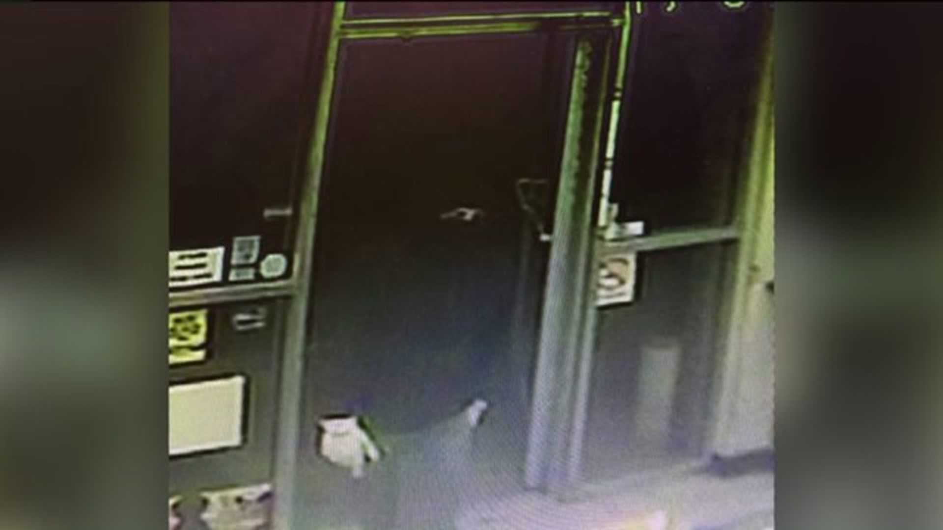 Suspected Store Robbery Caught on Camera