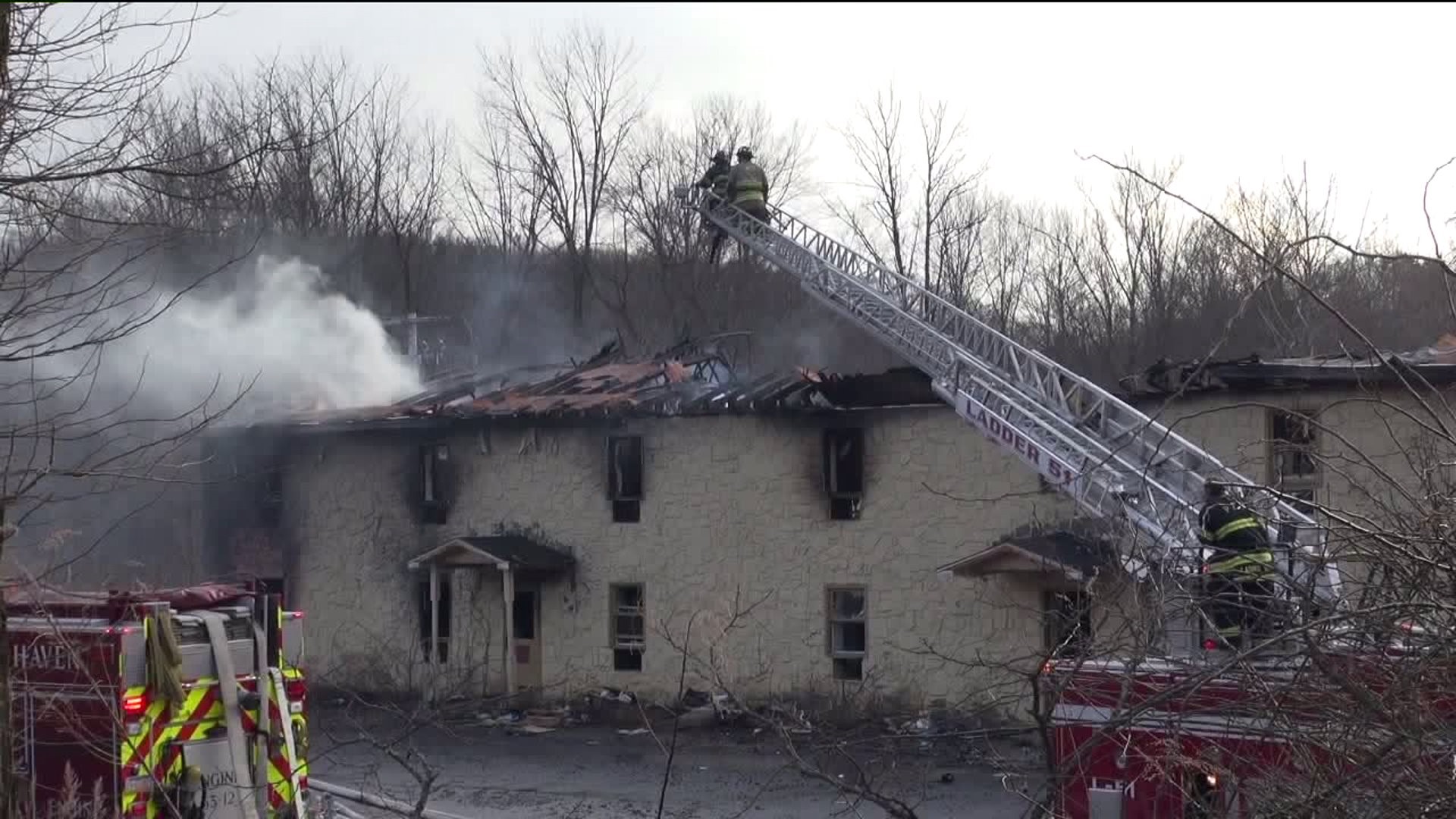 Fire at Former Days Inn in Schuylkill County