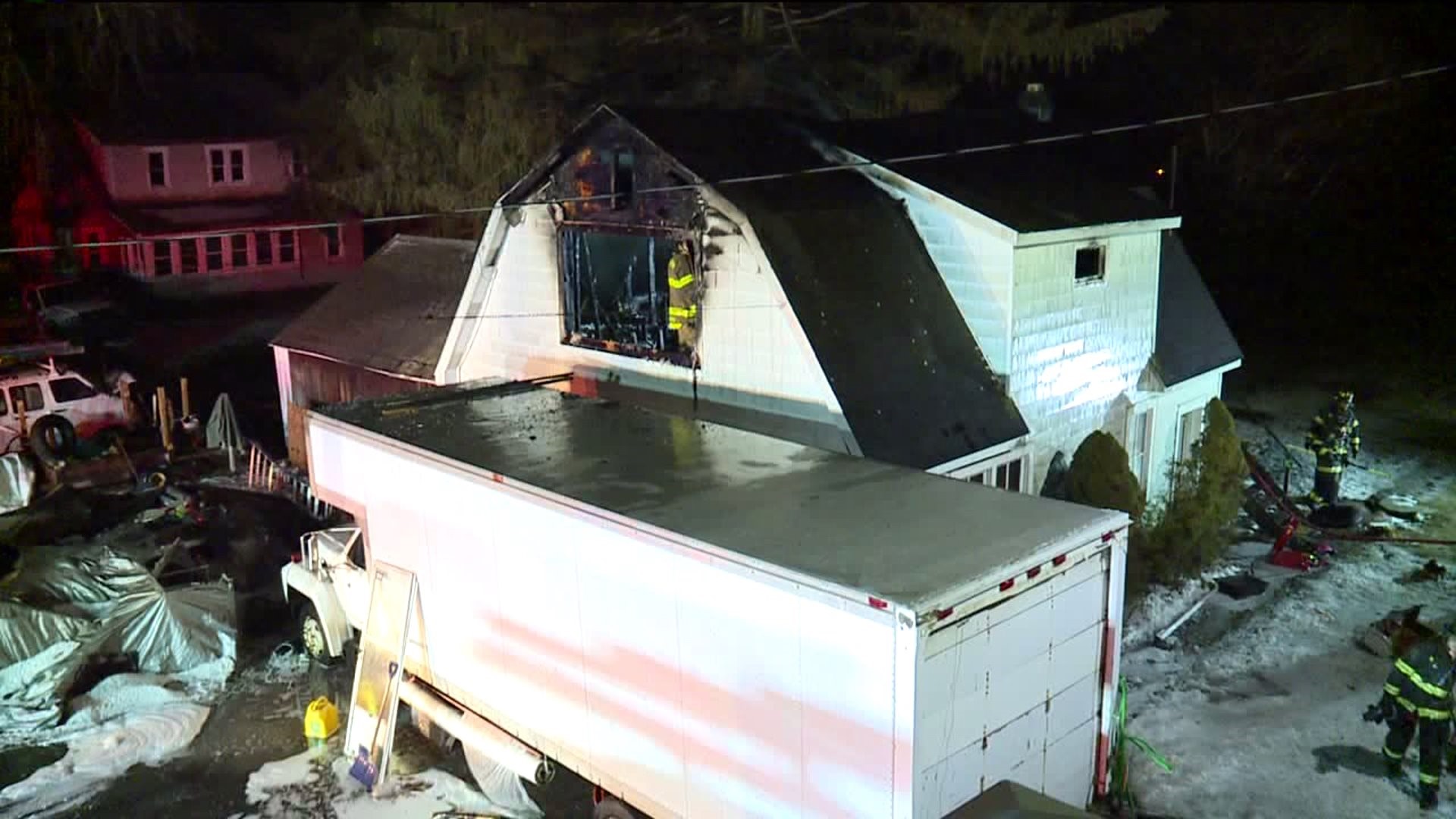 Fire Destroys Apartment in Monroe County