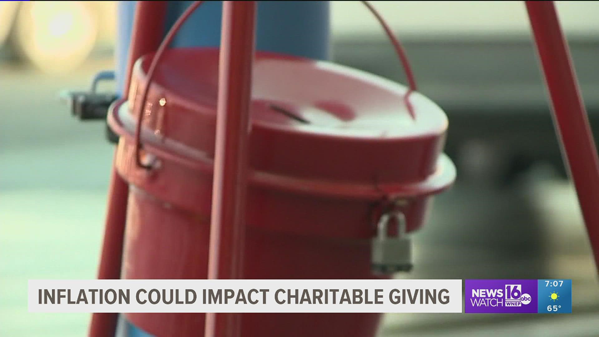 It's the busiest time of the year for the East Stroudsburg Salvation Army and inflation isn't just impacting those in need of help, but also those who donate.
