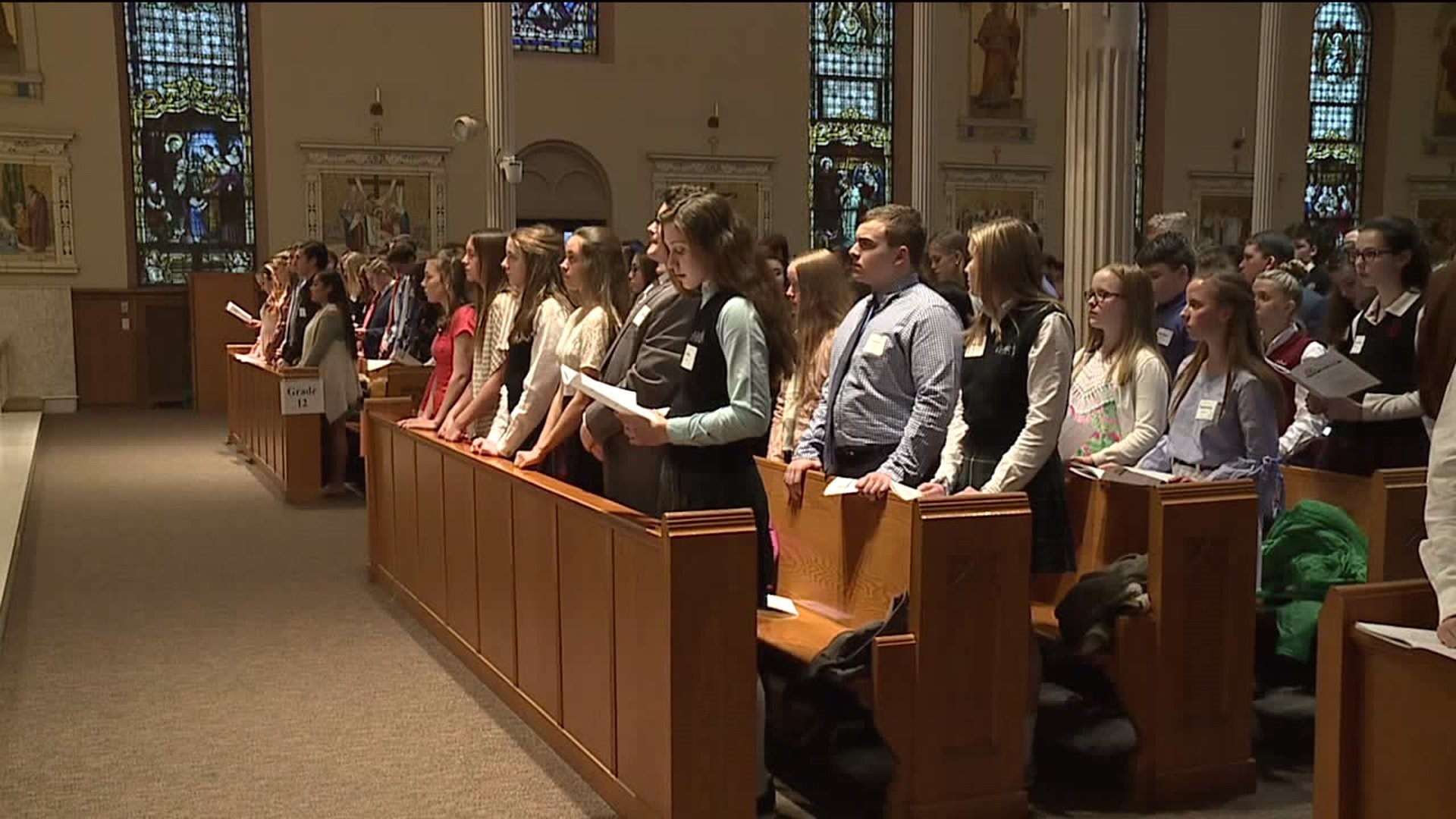 Bishop's Youth Award Presented to Students in Scranton