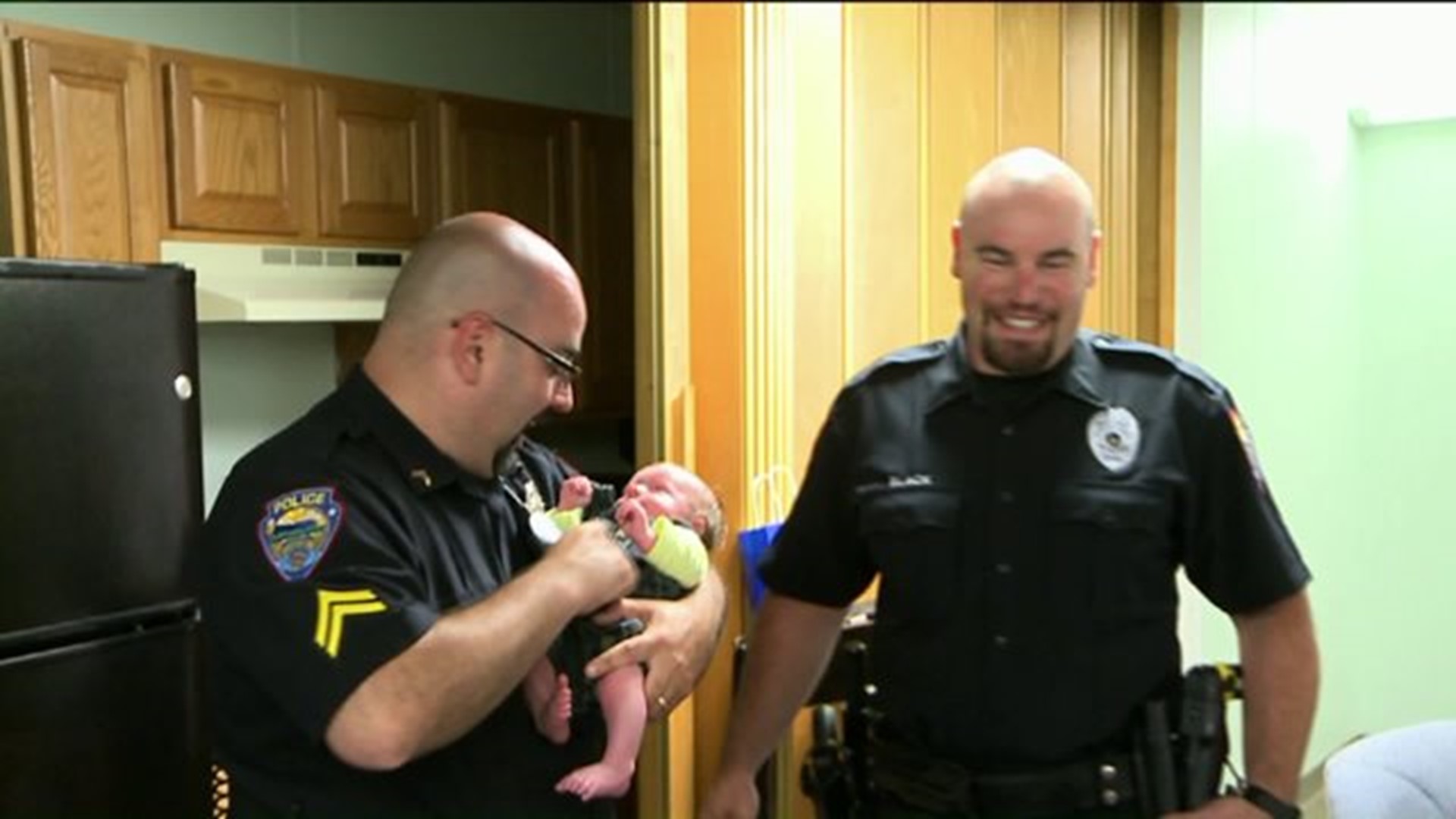 Police Officers Honored for Helping Deliver Baby