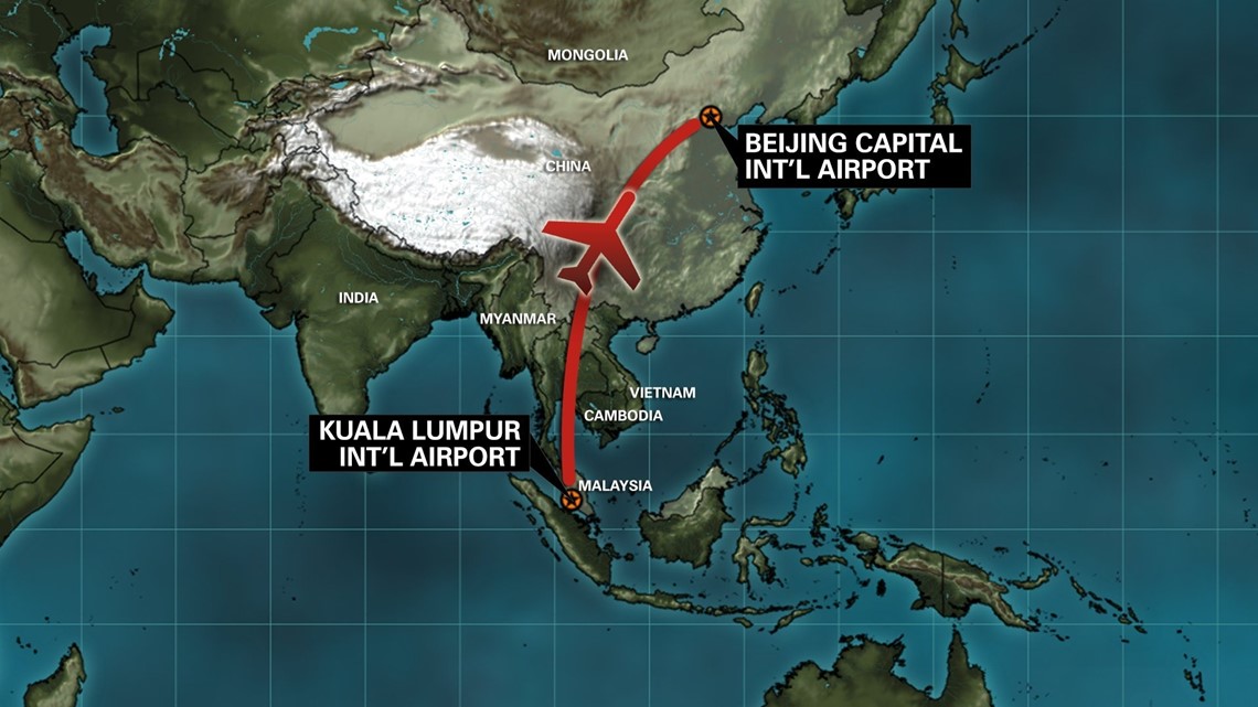 malaysia airlines flight radar