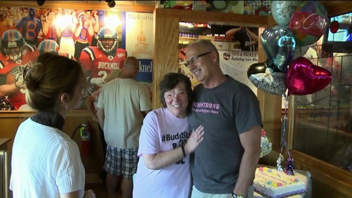 Recovering Sharon Budd And Husband Get Wedding Anniversary Surprise