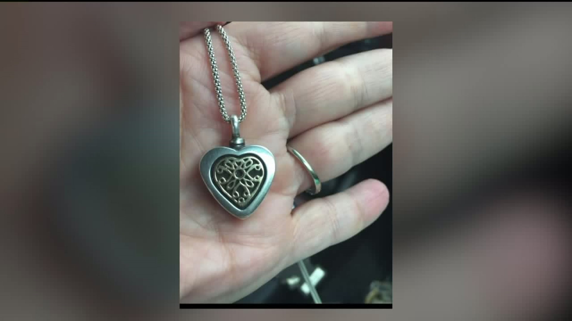Mom Looking for Missing Necklace Containing her Son's Ashes
