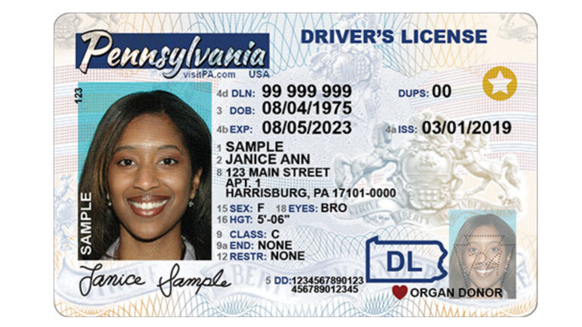 PennDOT Now Offering Non-binary Gender Option On Licenses, ID Cards ...