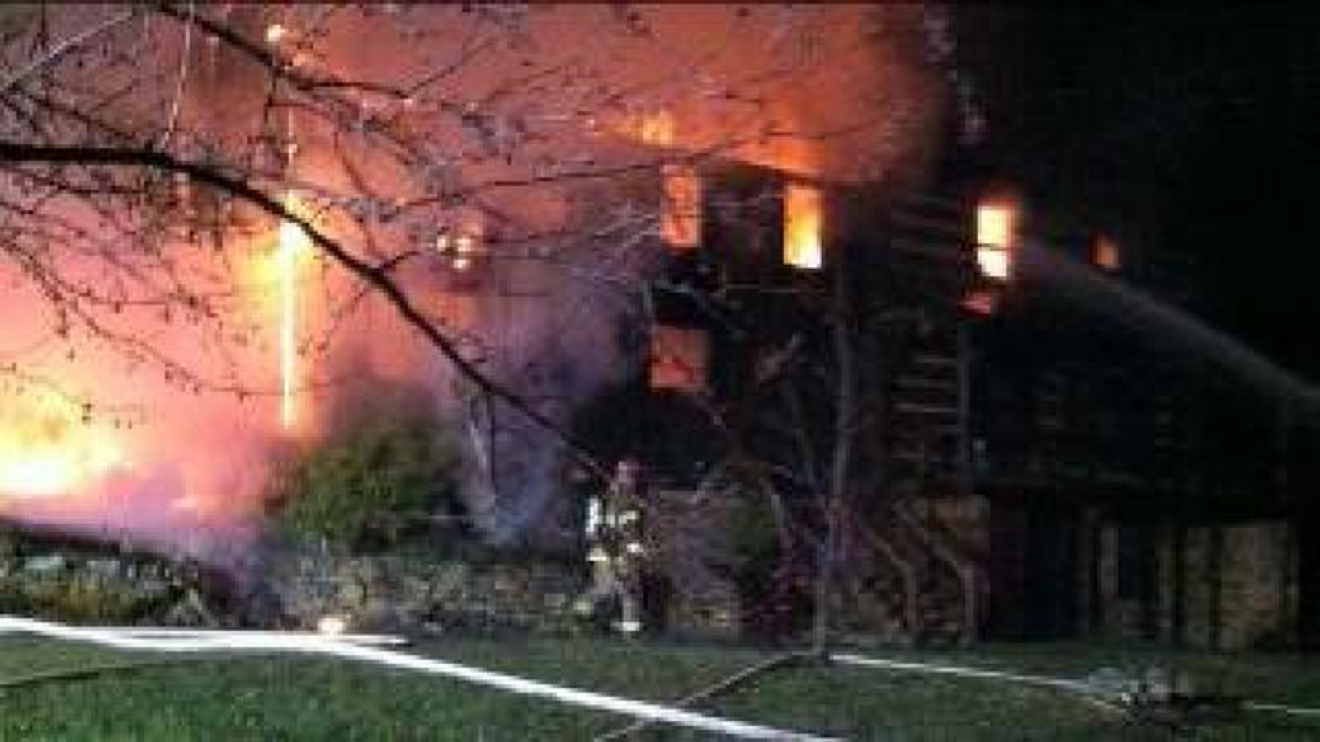 Flames Gut Home in Union County