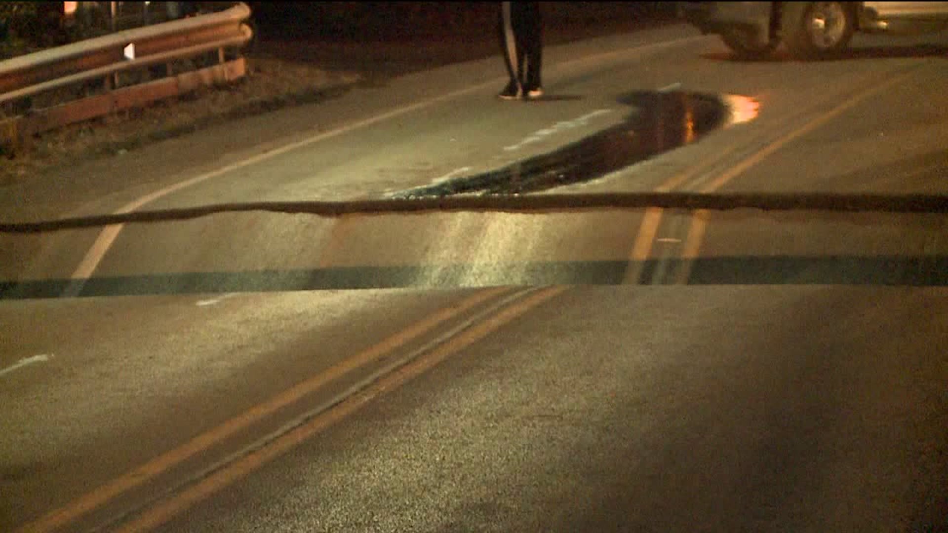 Route 92 Closed in Exeter After Water Main Break