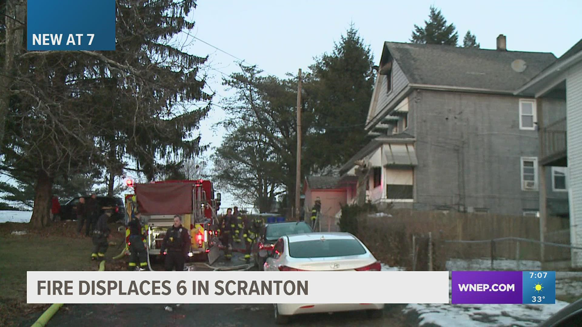 The cause of the fire in Scranton is under investigation.
