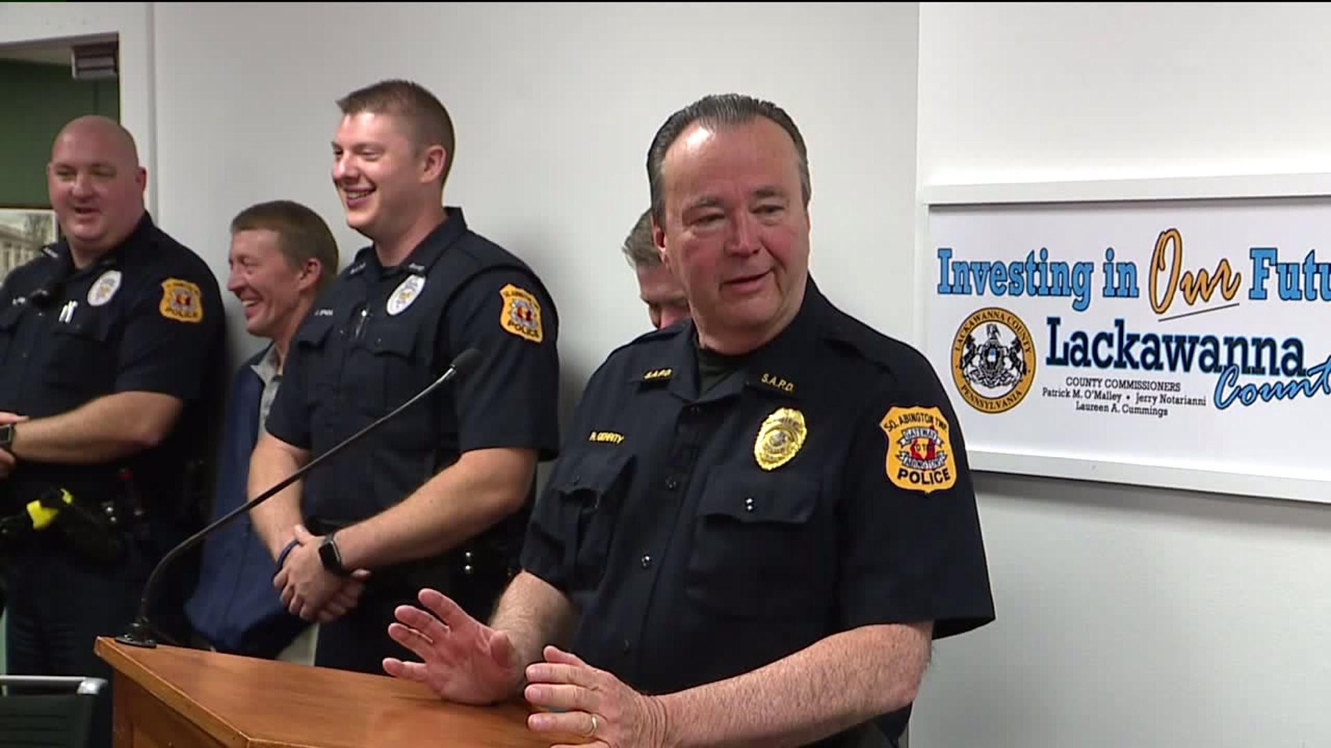 South Abington Chief Honored for 45 Years of Service
