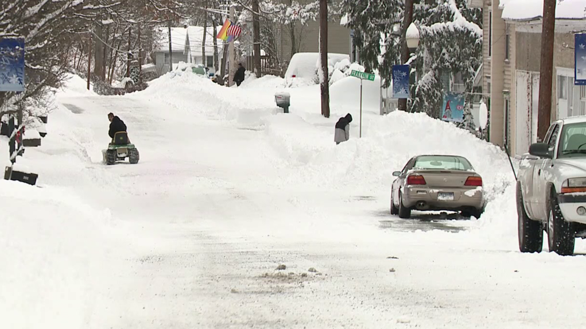 Lots of snow in Laceyville