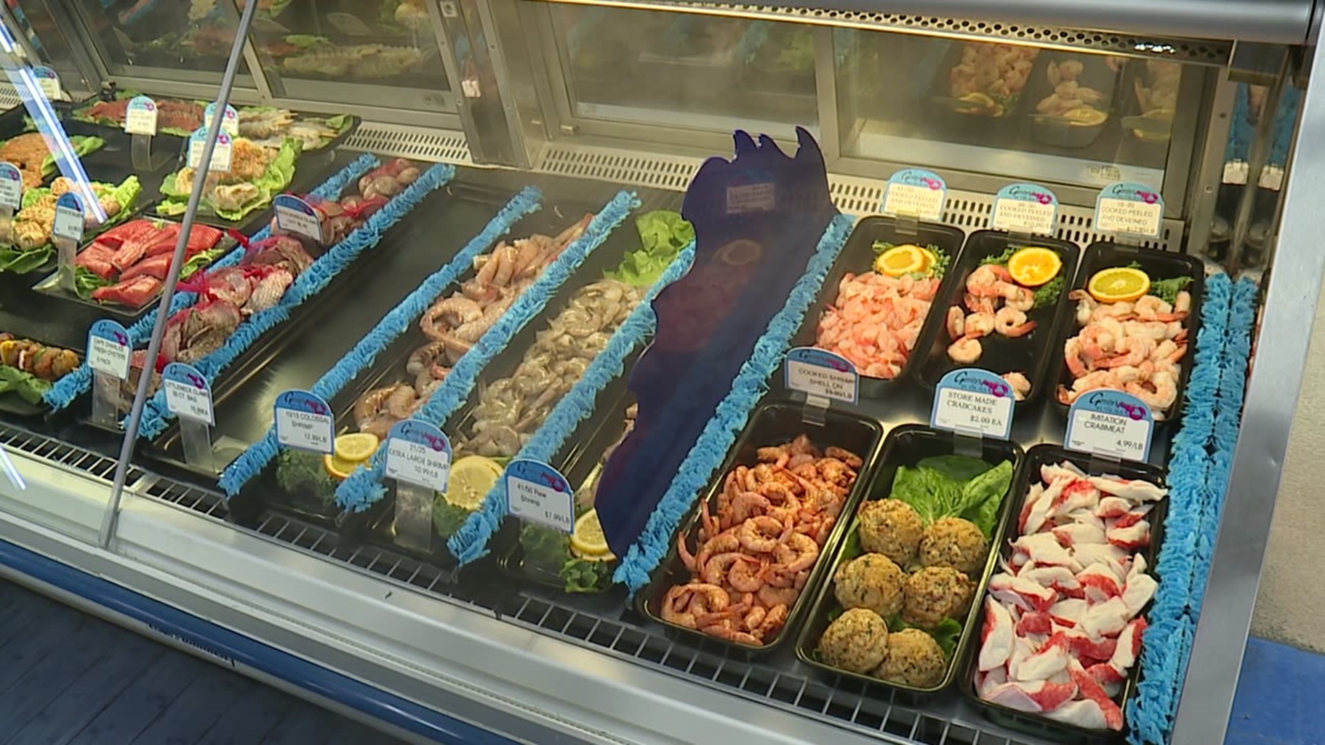 A lot of seafood items aren't available, and if they are, the price has increased dramatically. Business owners tell us it's due to a labor shortage.