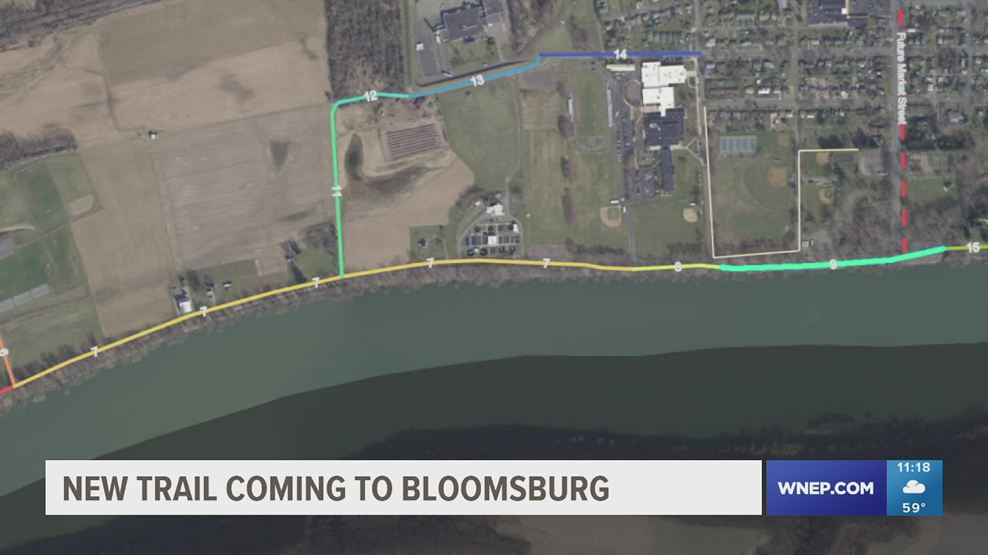 A new river trail is coming to Bloomsburg, but residents have some issues.