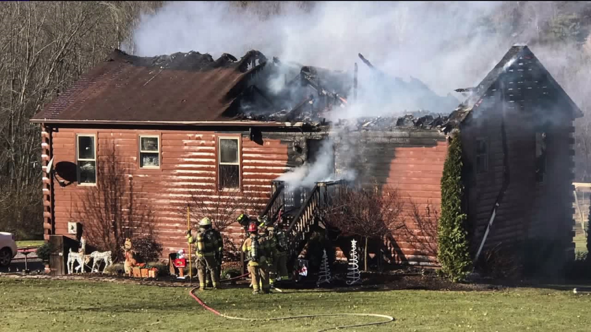Flames Scorch Snyder County Home