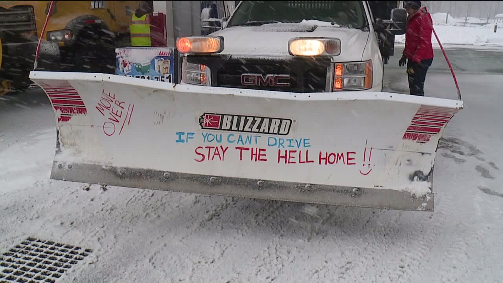 Plow Driver Has Message for Drivers