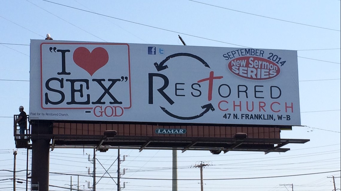 Church Billboard About Sex Catching Attention 5352