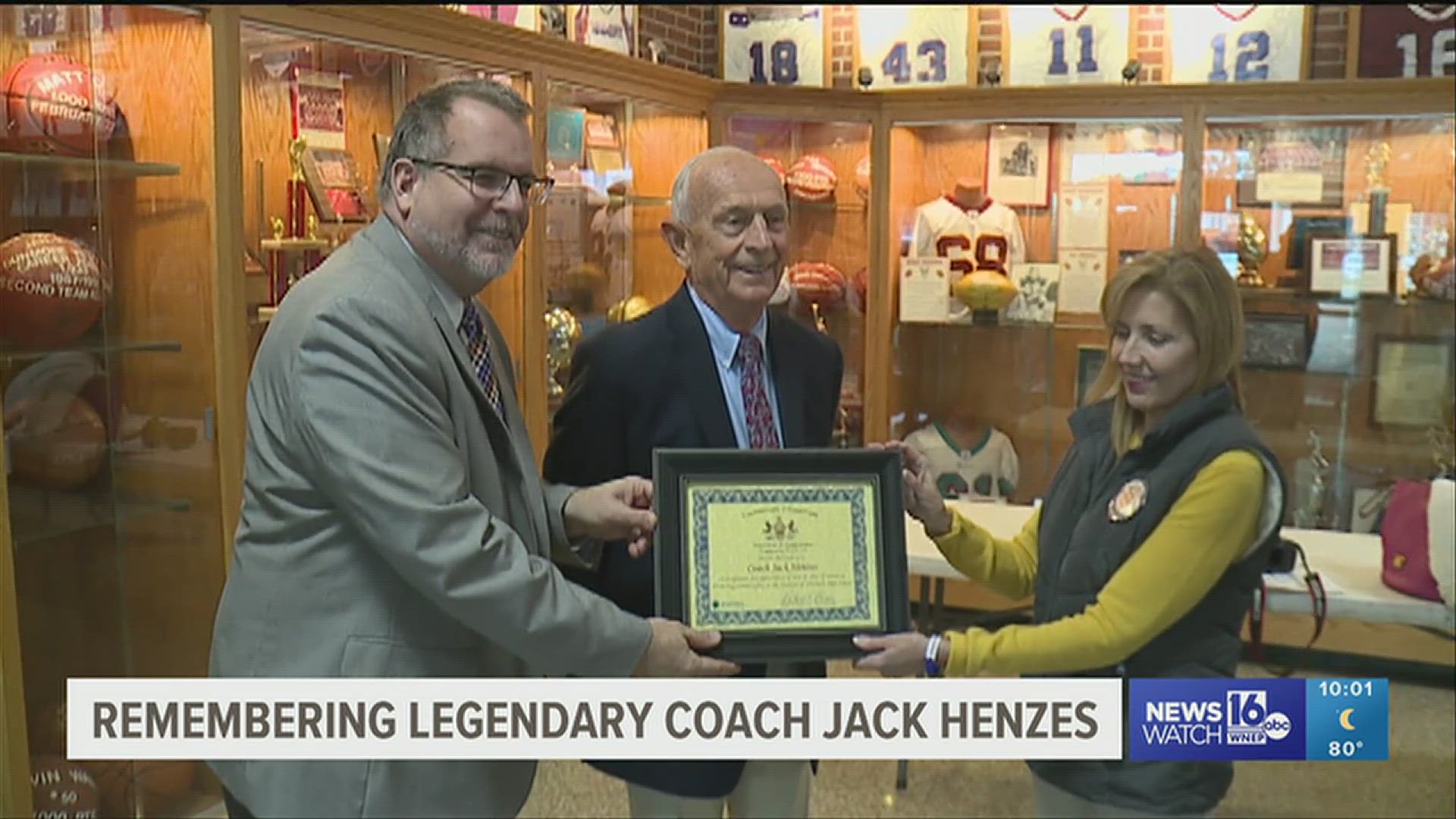 Jack Henzes left a mark that stretched far outside of the football stadium he coached at for 50 years.i