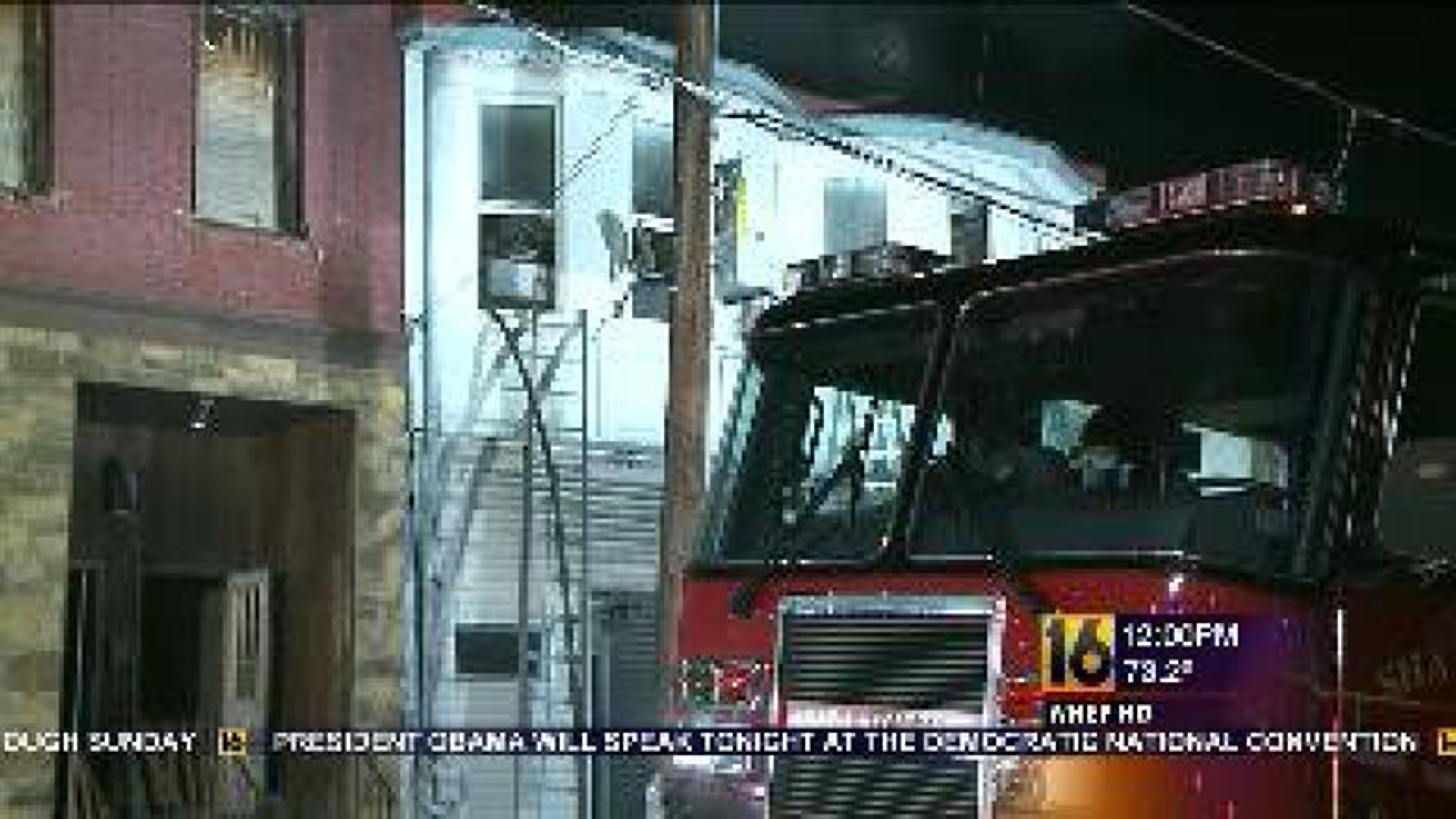 Fire Hits Vacant Buildings