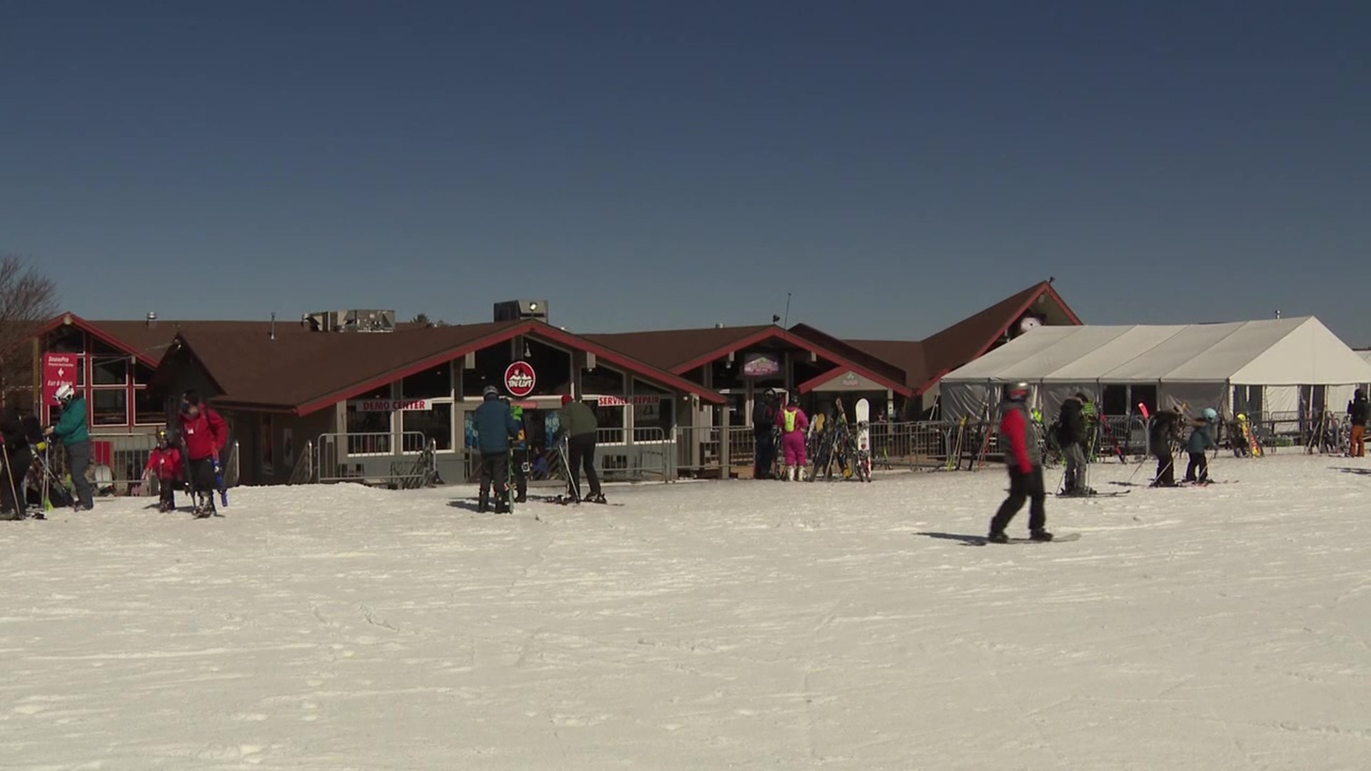 Camelback Resort is making winter last, but the place near Tannersville has to start thinking summer, soon.