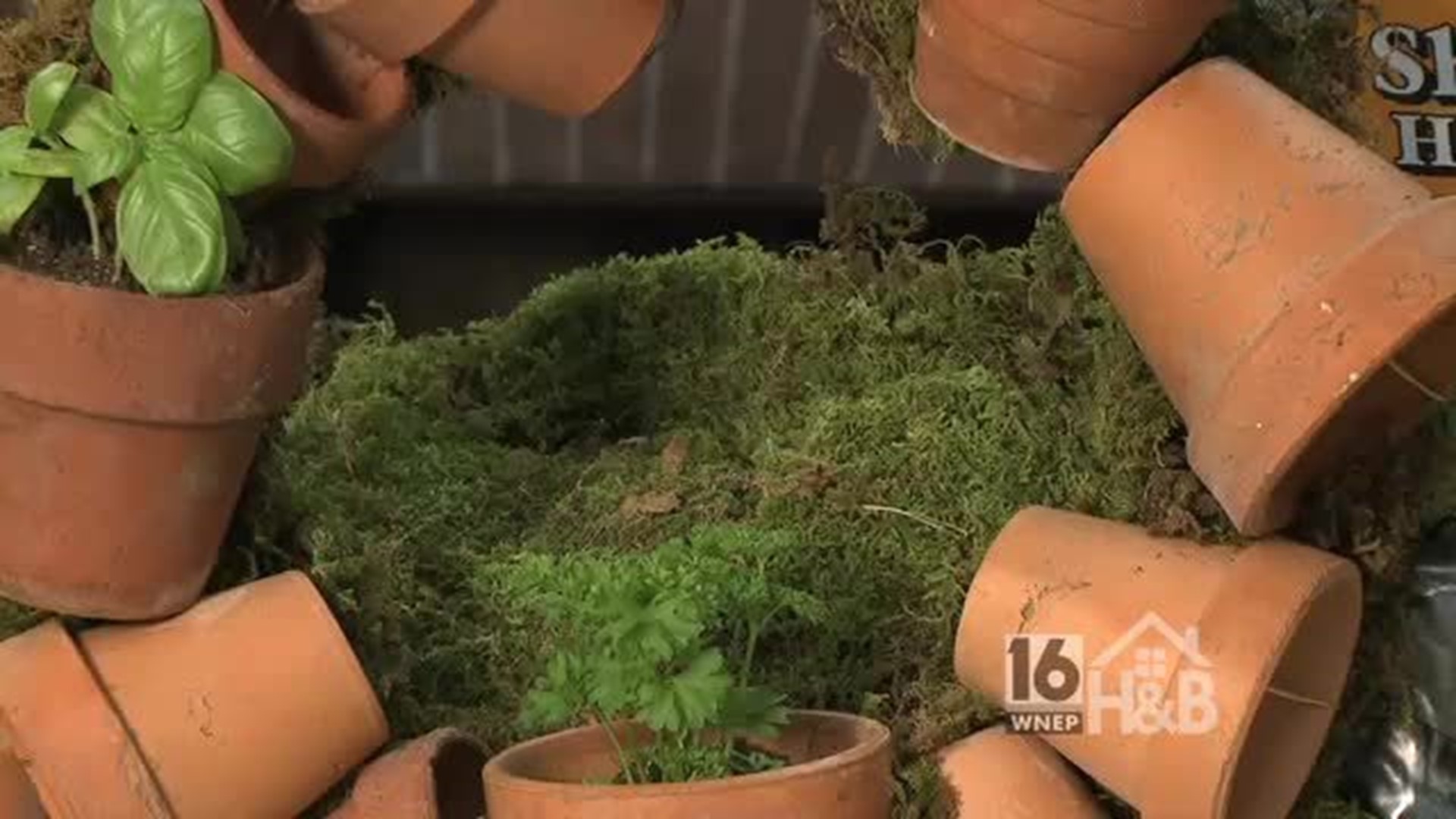 Clay Pot Wreath 4-20-13
