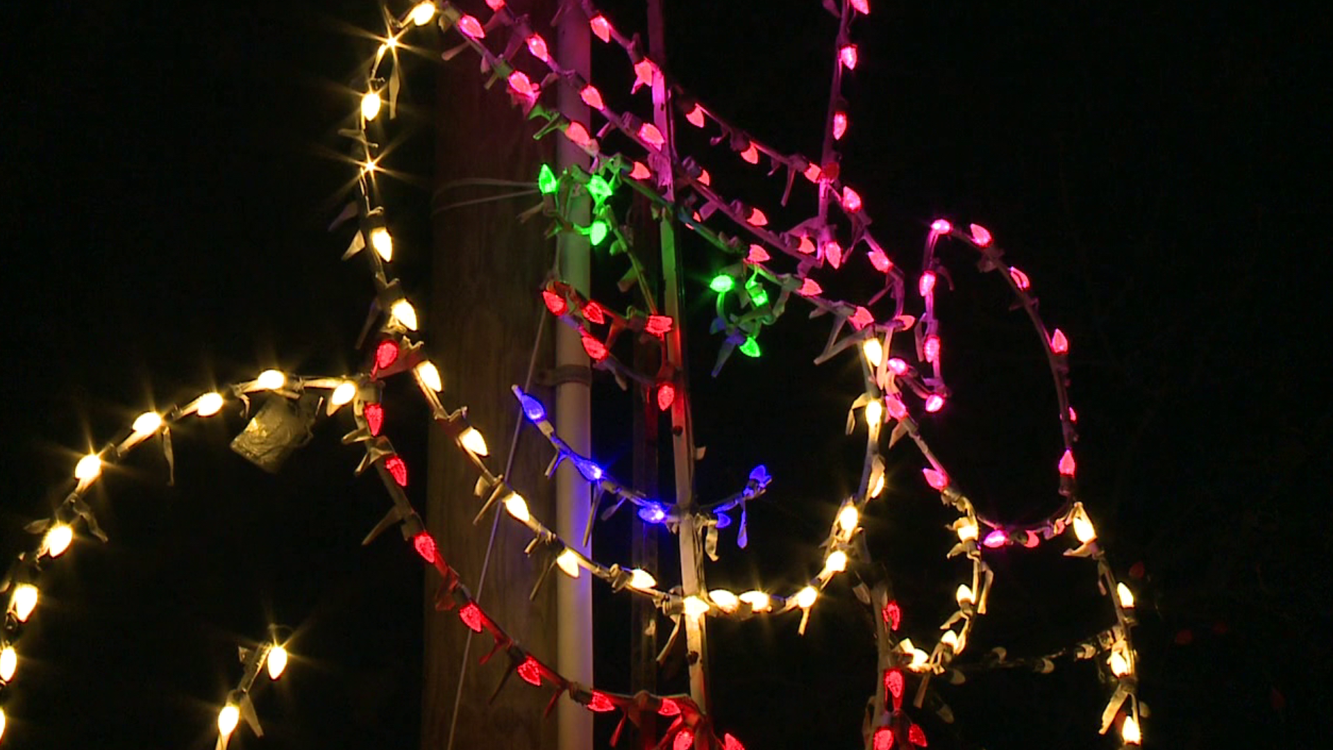 The annual holiday light show in Scranton kicked off Friday evening.