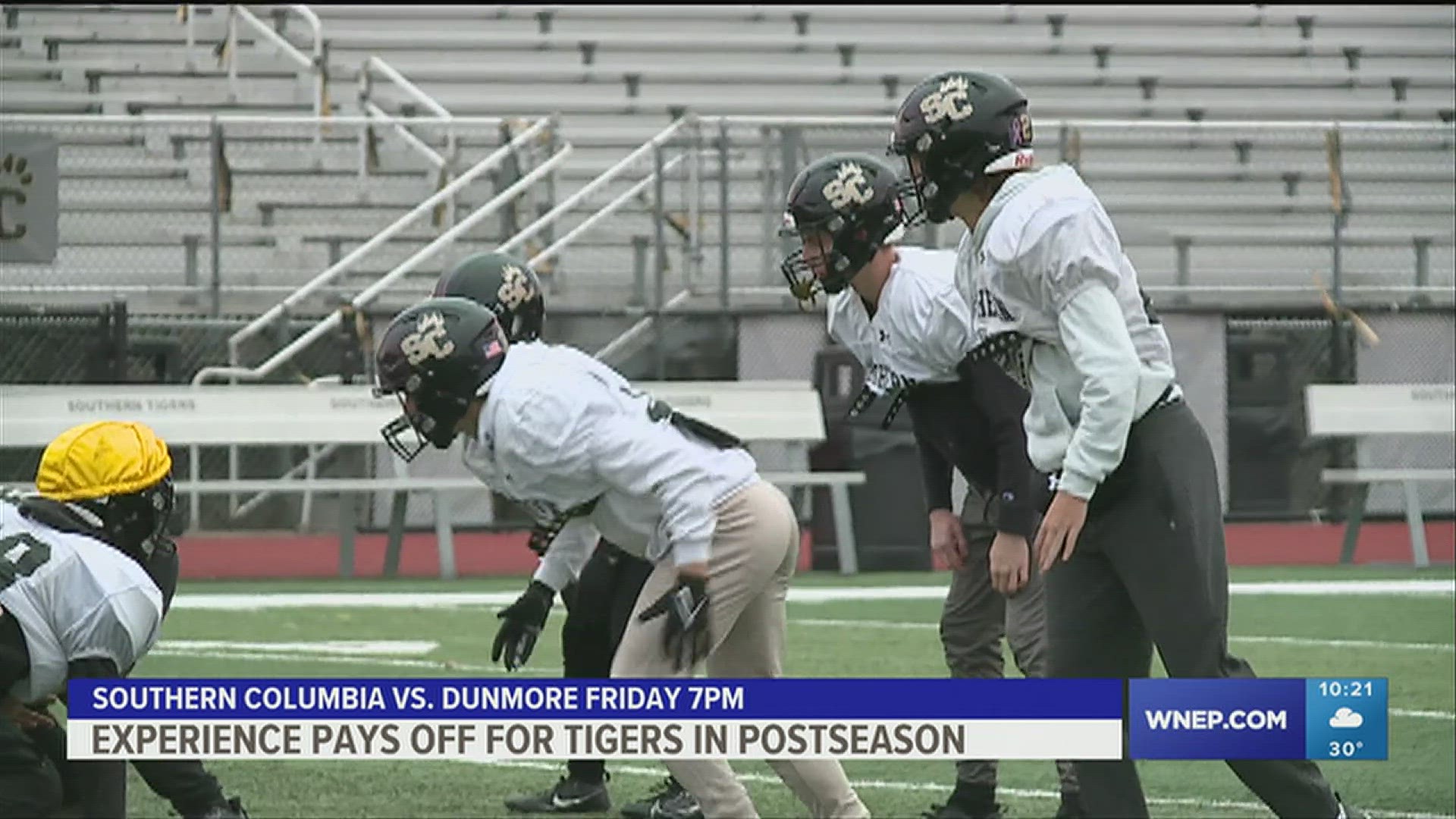 December football is the standard at this point for Southern Columbia. The Tigers in the state semifinals once again trying to win their 7th straight state title.