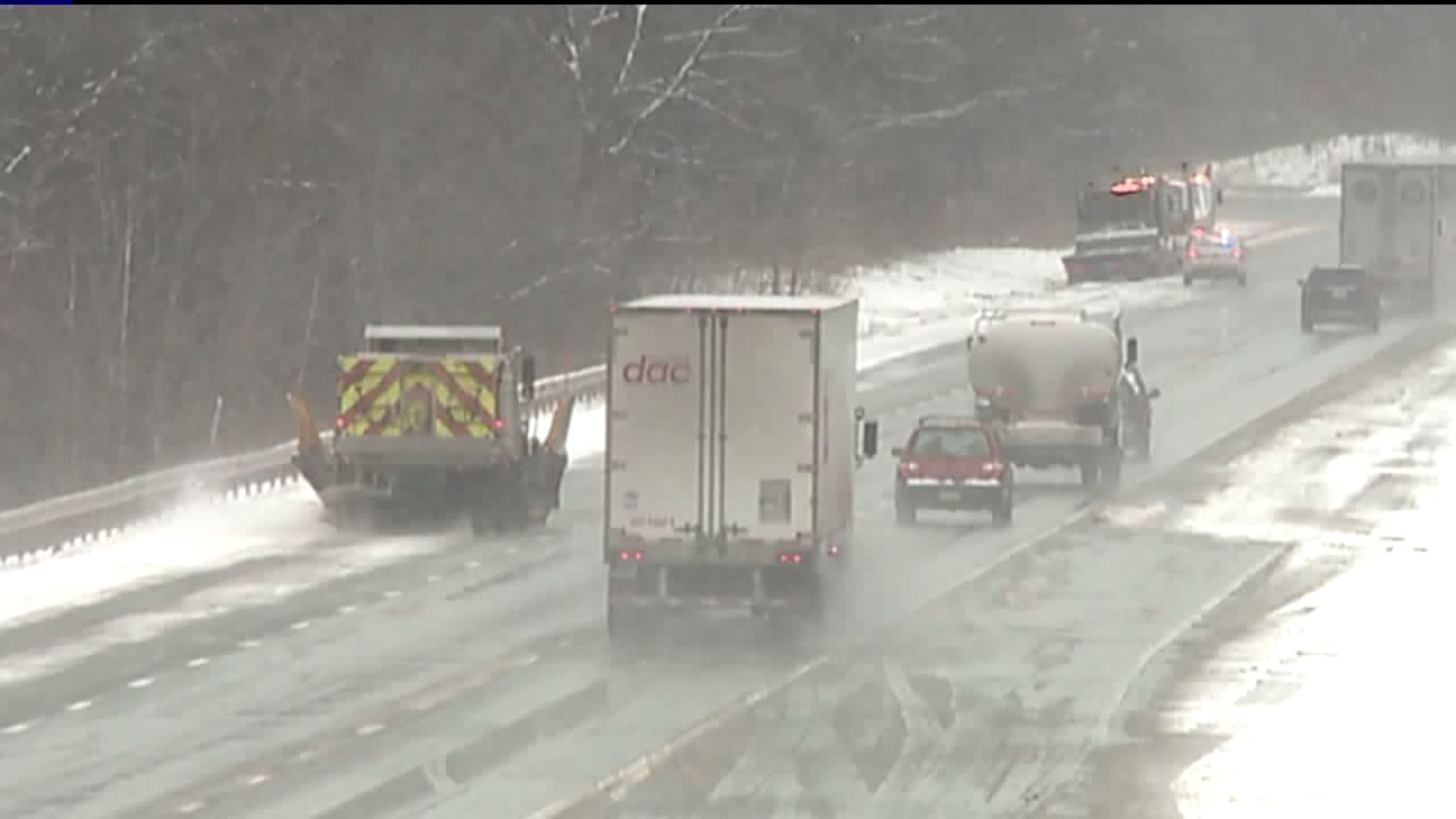 Snow Snarls Interstate 81 Traffic