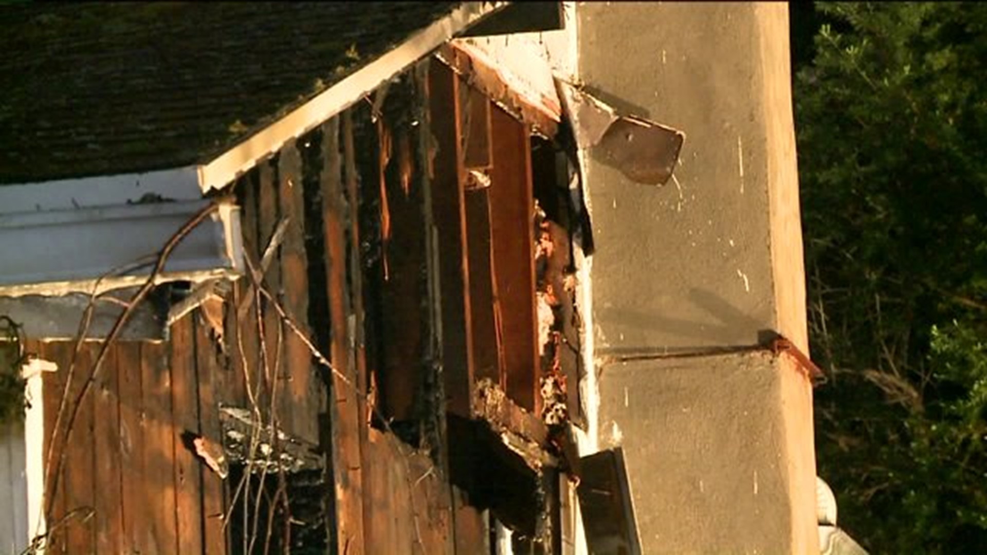 Home Damaged by Fire in Luzerne County