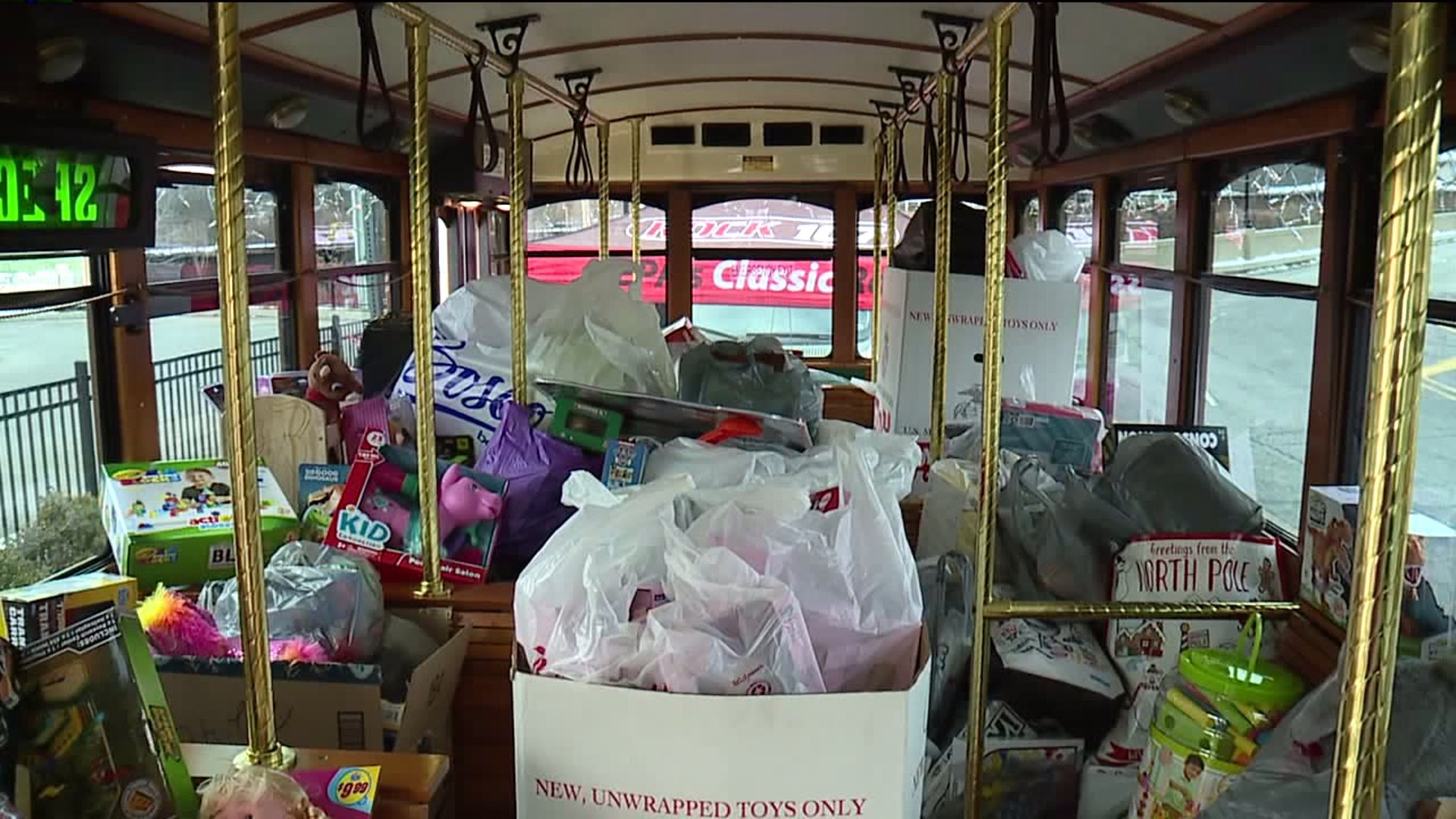 Stuffing the Bus for Kids in Need