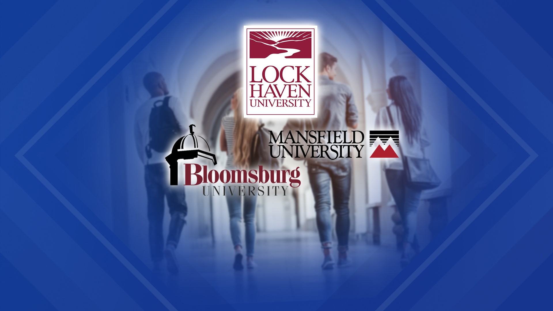 The state system of higher education voted to merge Bloomsburg, Lock Haven, and Mansfield.