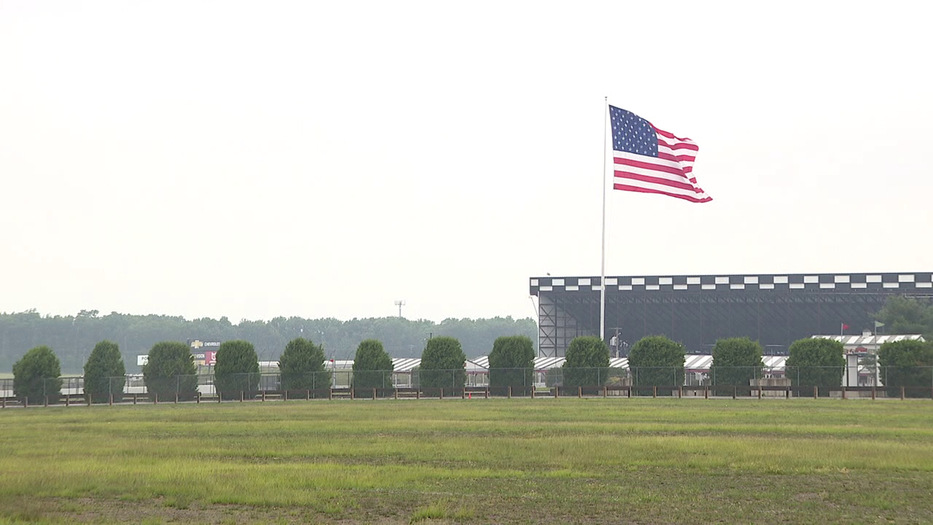 No fans are allowed to attend NASCAR's doubleheader at Pocono Raceway.