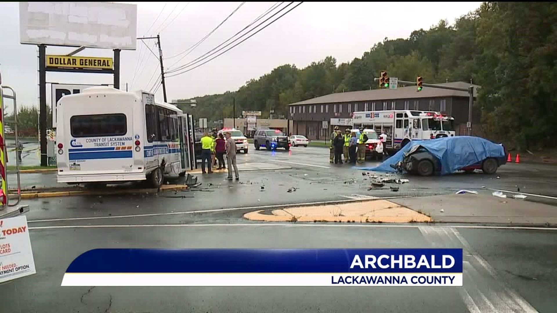 One Person Dies in Lackawanna County Crash