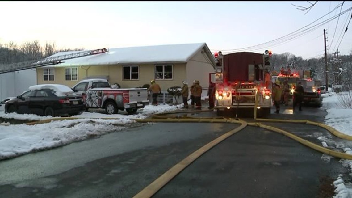 Fire Crews Battle Flames at Apartment Building in Lackawanna County ...