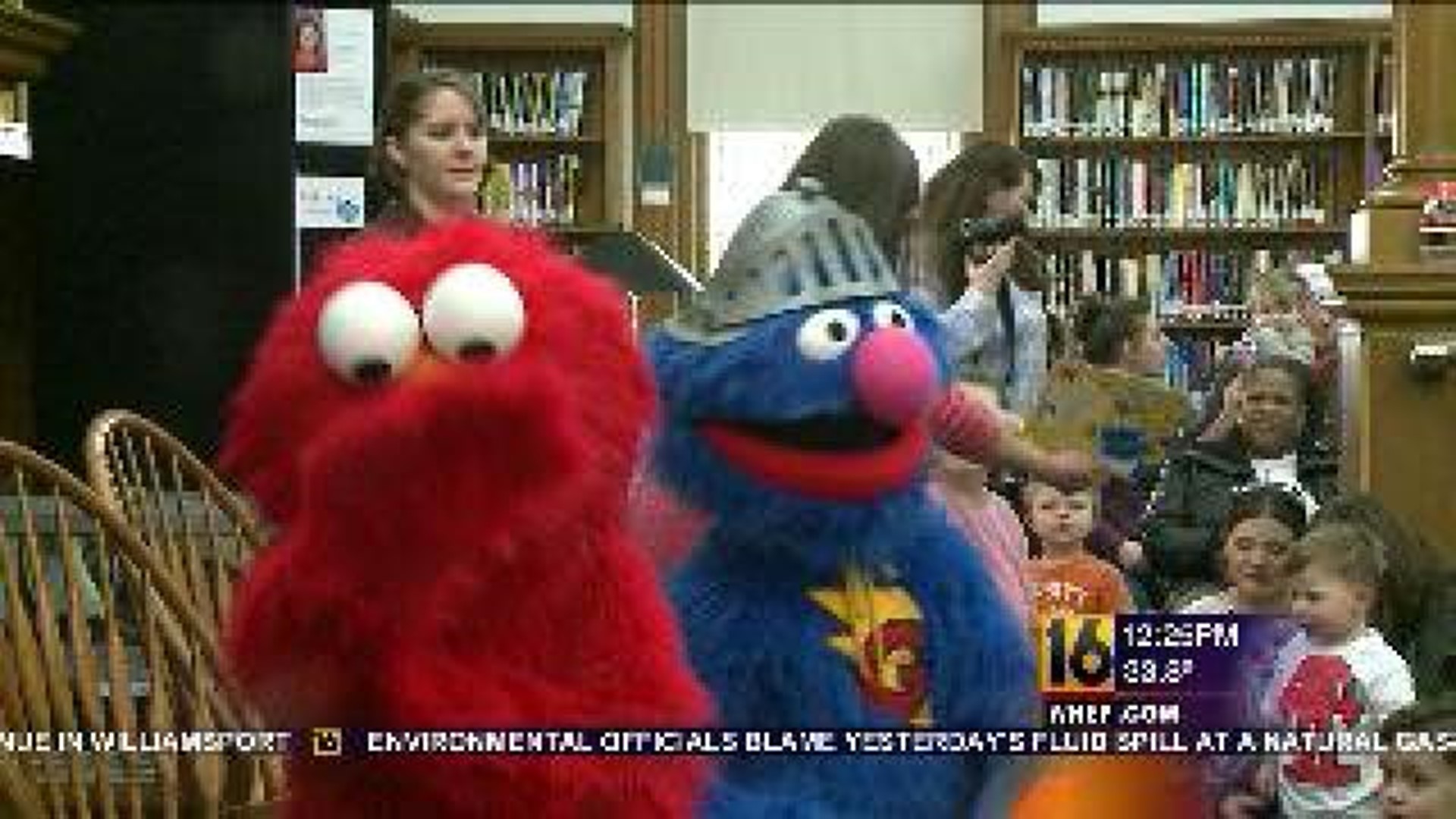 Sesame Street Superheroes At The Library