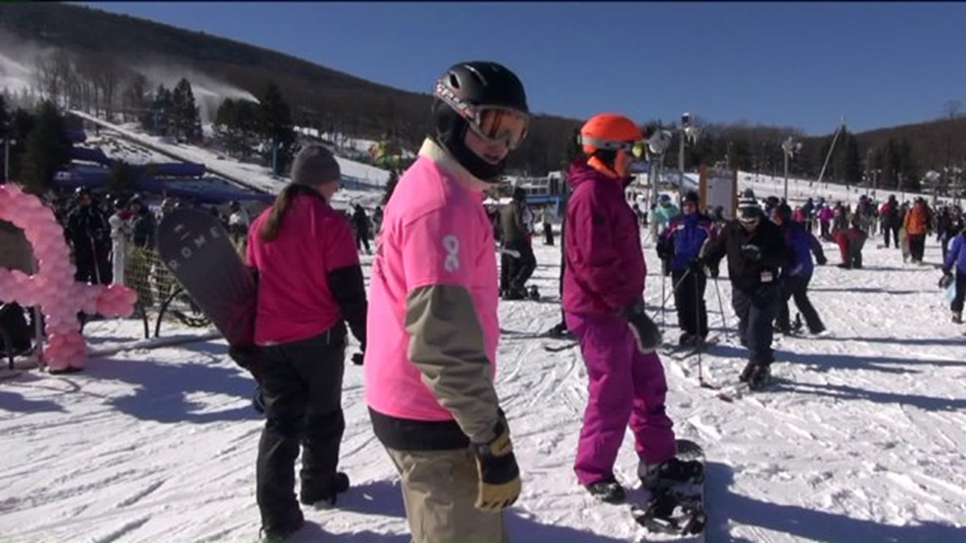 Thousands Hit The Slopes To Raise Awareness for Breast Cancer