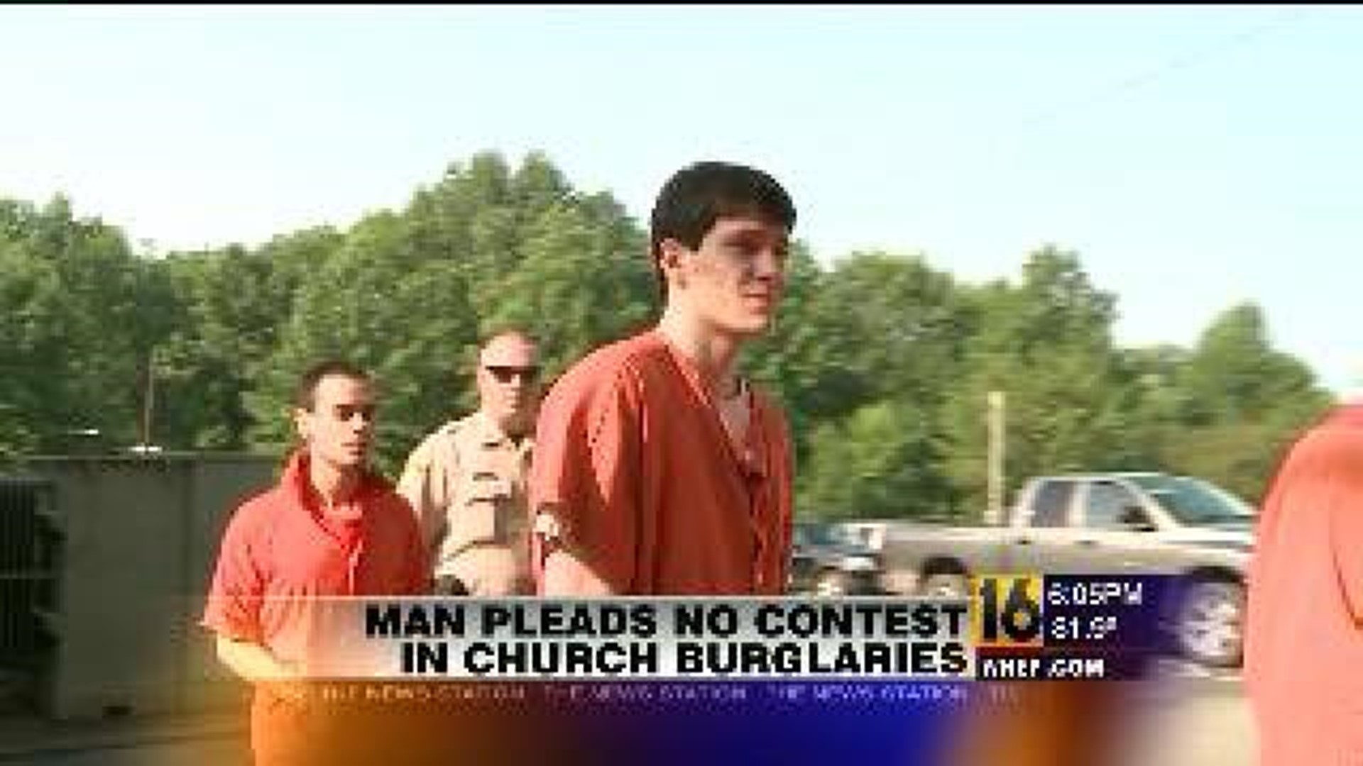 No Contest Plea In Church Burglaries