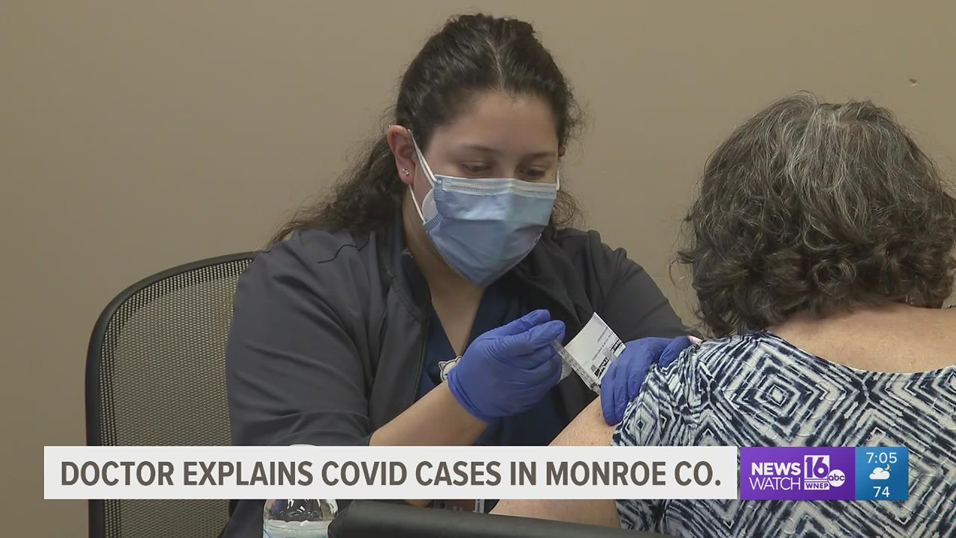 Doctors at St. Luke's Monroe Campus tell us that a majority of the cases coming into the hospital are those who are unvaccinated.