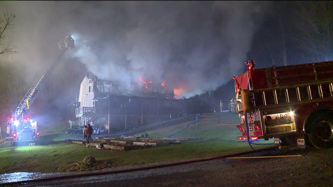 Fire Destroys Home in Susquehanna County | wnep.com