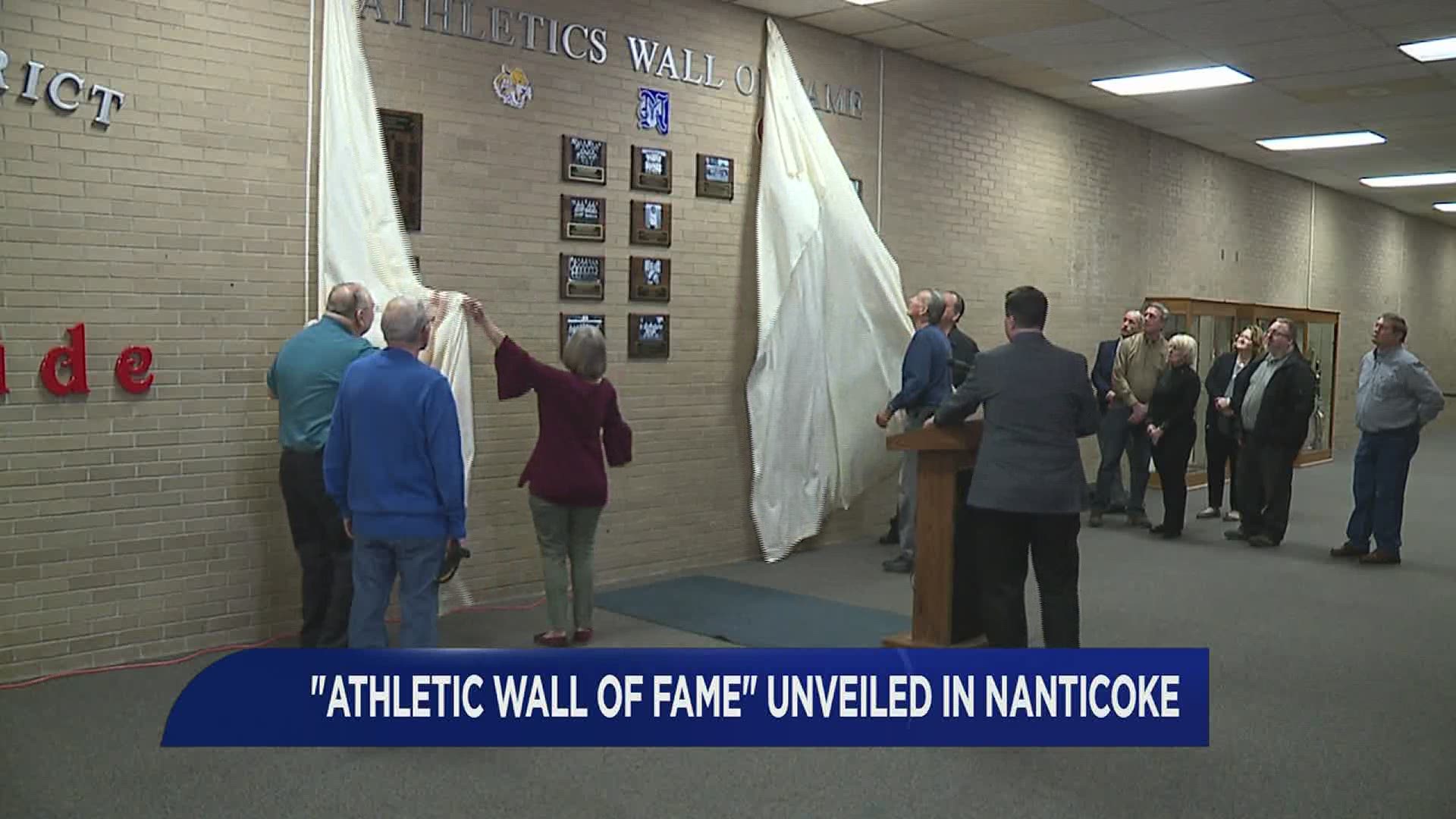 A high school in our area is honoring its past athletes in a special way.