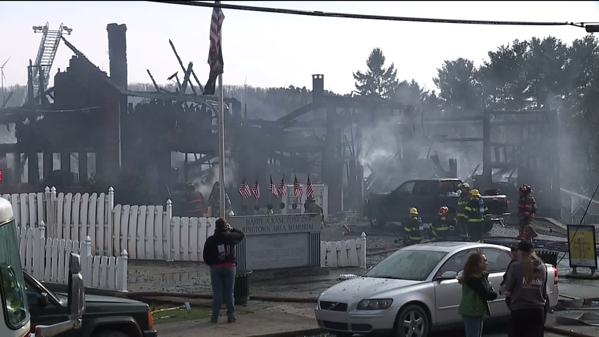 Three People Escape as Beer Store in Schuylkill County Goes up in Flames
