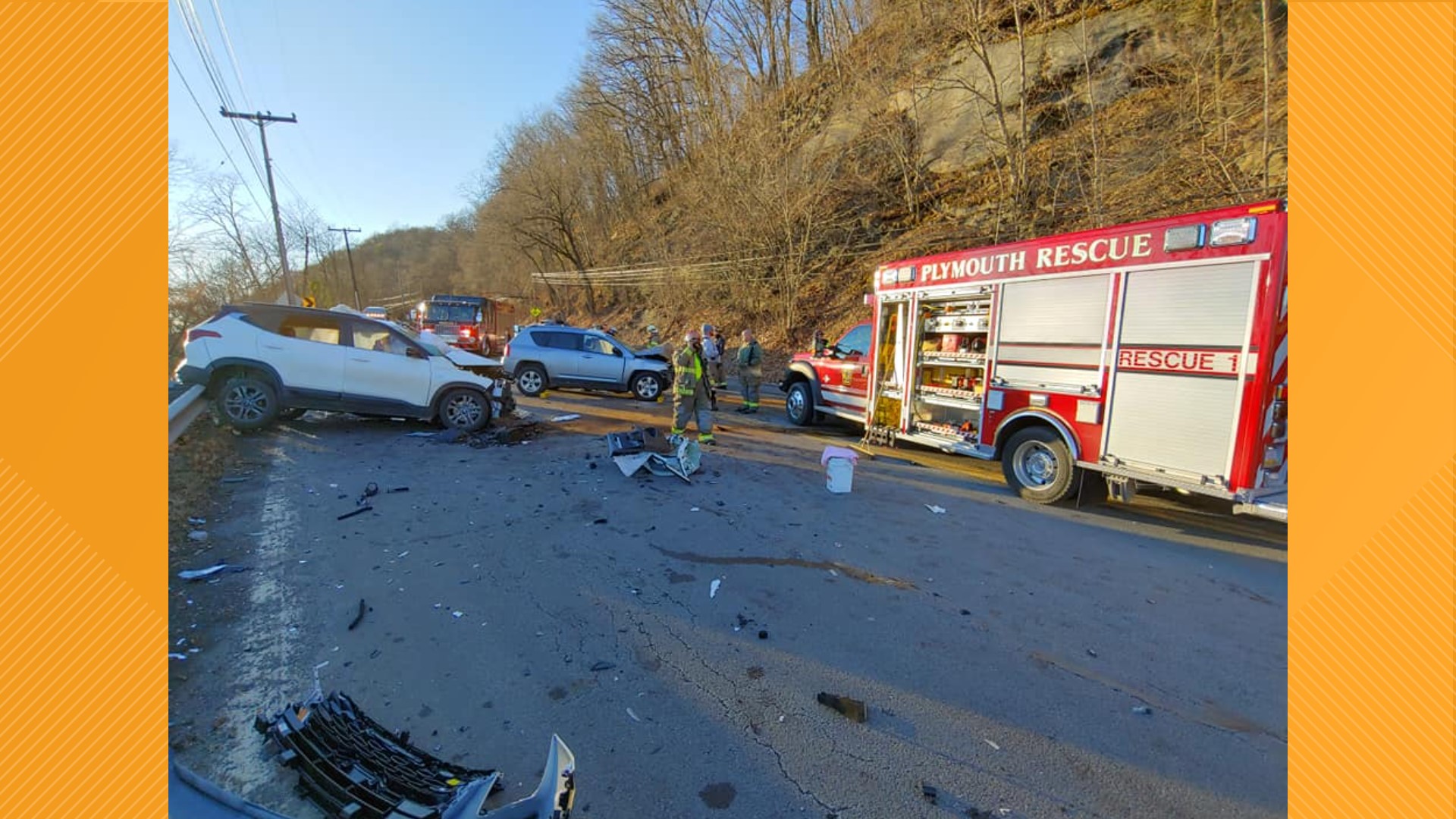 Crash ties up traffic on Route 11 in Luzerne County
