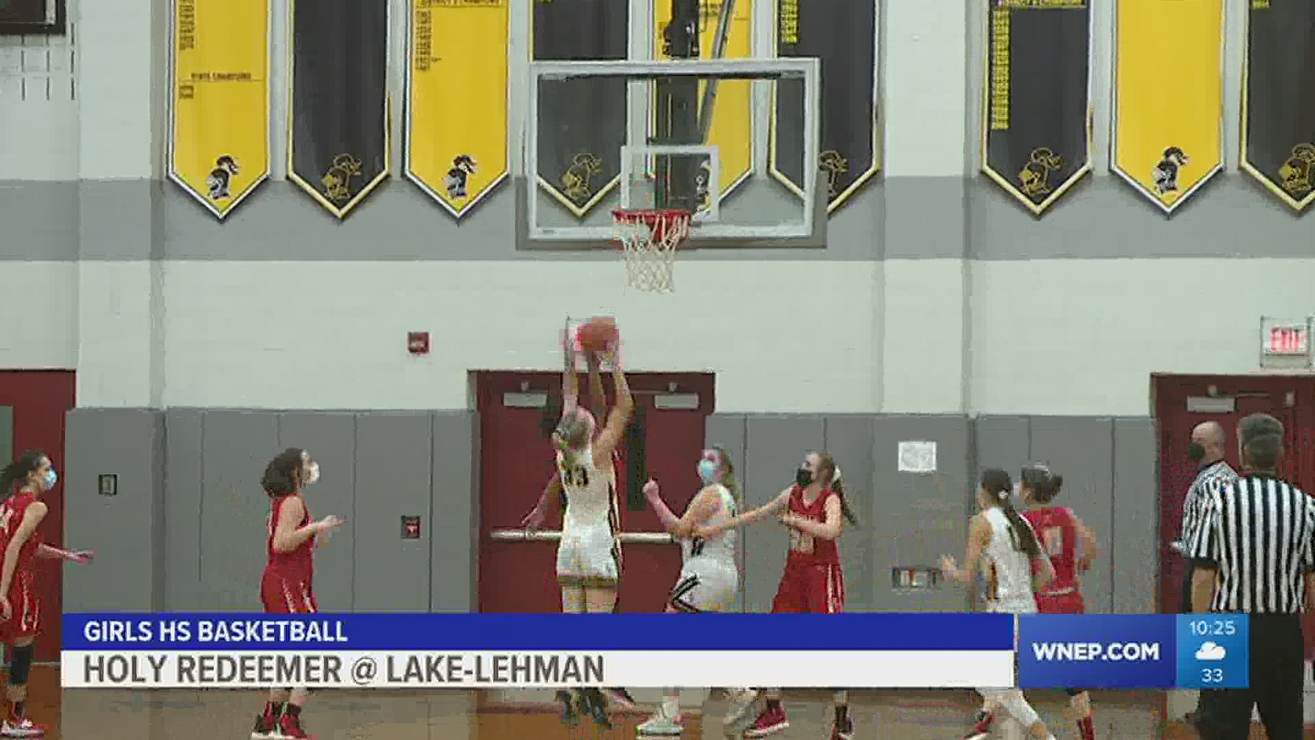 Lake-Lehman girls basketball clamps down on Holy Redeemer 37-18